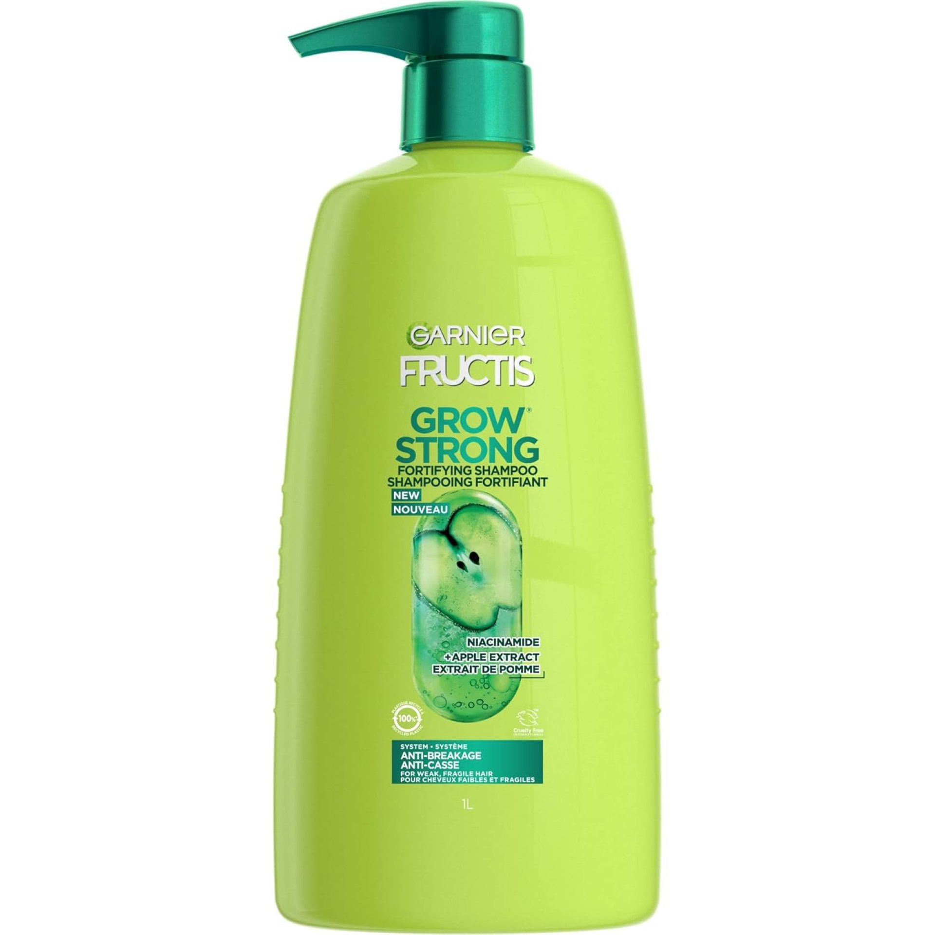 Garnier Fructis Grow Strong Shampoo, 33.8 Fl Oz, 1 Count (Packaging May Vary) Garnier Fructis Grow Strong Shampoo, 33.8 Fl Oz, 1 Count (Packaging May Vary)