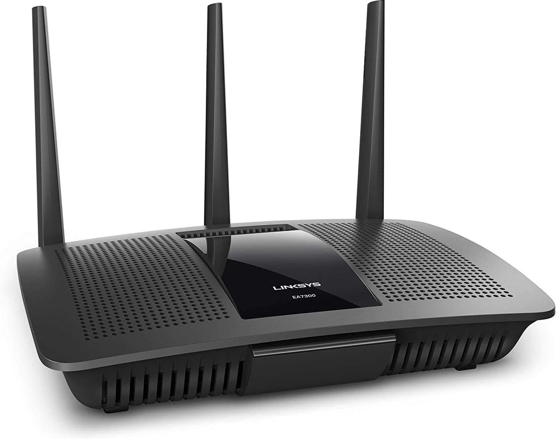 Linksys EA7300 Max-Stream: AC1750 Dual-Band Wi-Fi Router, Gigabit Ethernet Ports, 1,500 square-foot Range, 10 Devices, MU-MIMO (Black) Linksys EA7300 Max-Stream: AC1750 Dual-Band Wi-Fi Router, Gigabit Ethernet Ports, 1,500 square-foot Range, 10 Devices, MU-MIMO (Black)