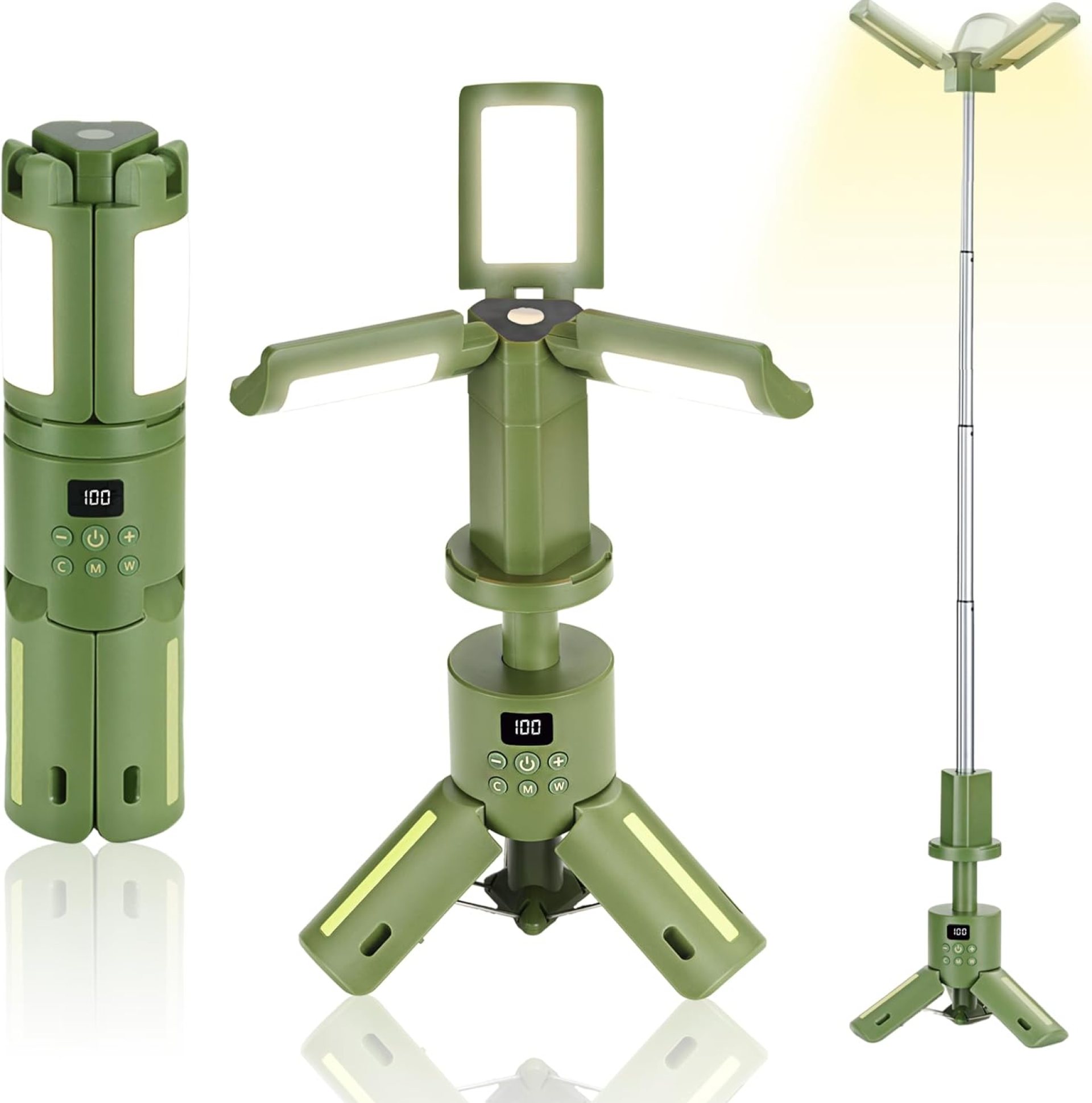 Rechargeable Camping Light 14000mAh, Telescopic Camping Lantern 6000LM, Waterproof Magnetic Work Light, Dimmable, Foldable, Multi-Mode for Outdoor, Emergency, Hiking, Car Repair Rechargeable Camping Light 14000mAh, Telescopic Camping Lantern 6000LM, Waterproof Magnetic Work Light, Dimmable, Foldable, Multi-Mode for Outdoor, Emergency, Hiking, Car Repair