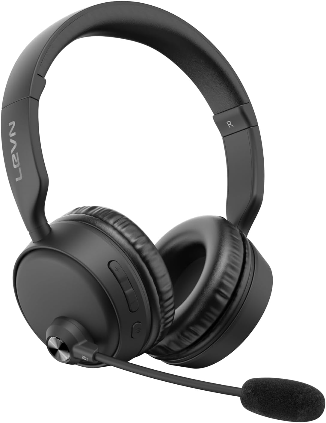 LEVN Bluetooth Headset, Bluetooth Headphones with Microphone 60Hrs Working Time Noise Cancelling Bluetooth 5.3 Multipoint Connect Wireless Headset with Mic for Work/Call Center/Cell Phone/Computer/PC LEVN Bluetooth Headset, Bluetooth Headphones with Microphone 60Hrs Working Time Noise Cancelling Bluetooth 5.3 Multipoint Connect Wireless Headset with Mic for Work/Call Center/Cell Phone/Computer/PC