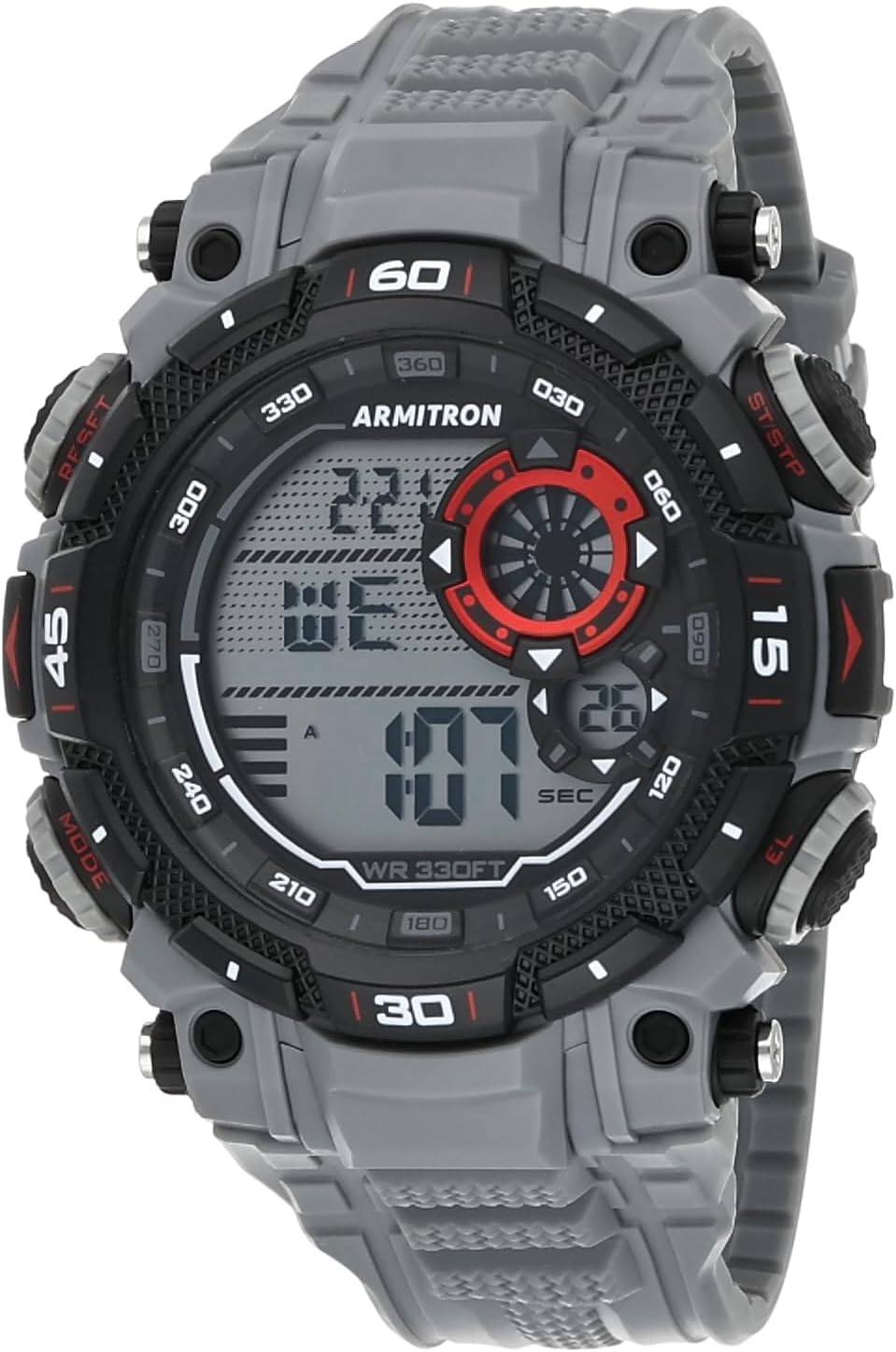 Armitron Sport Men’s Digital Chronograph Resin Strap Watch, 40/8397 Armitron Sport Men’s Digital Chronograph Resin Strap Watch, 40/8397