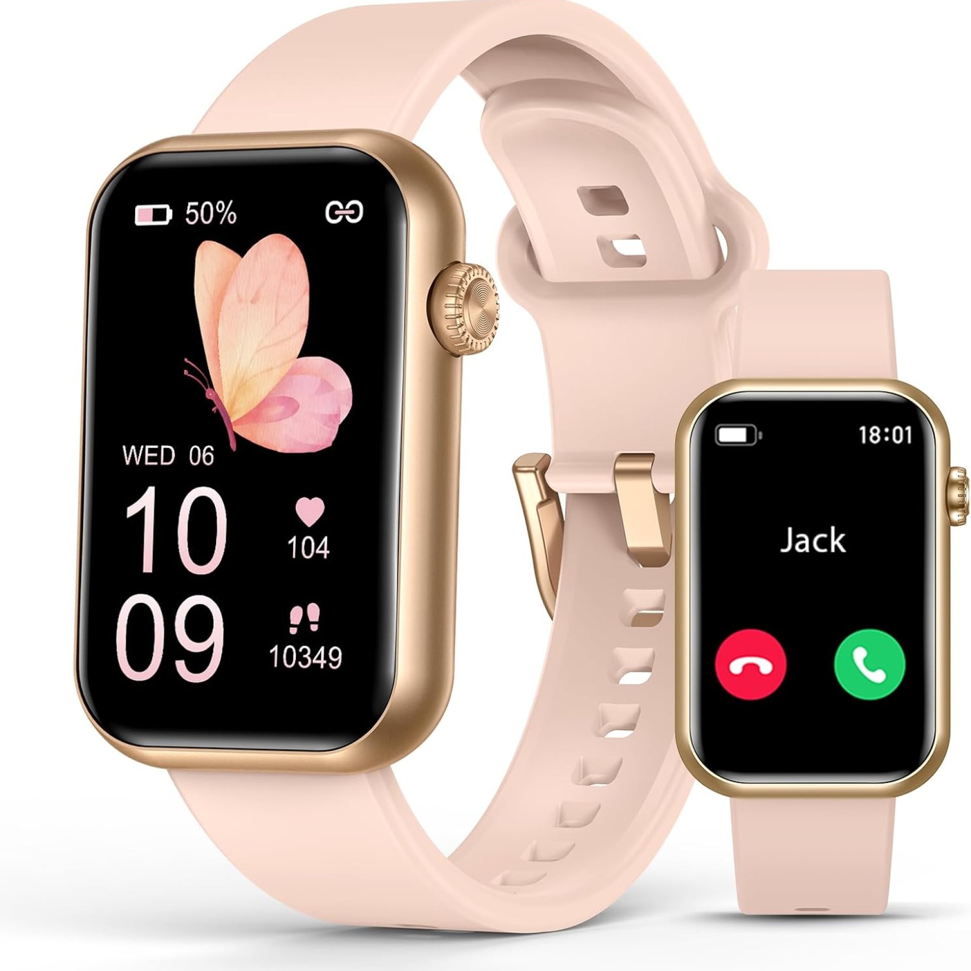 Smart Watch Fitness Tracker (Answer/Make Calls), 24/7 Heart Rate Spo2 Blood Pressure Monitor Sleep Tracker, 114 Sports Modes Calorie Step Tracker Pedometer, Waterproof Activity Tracker for Women Smart Watch Fitness Tracker (Answer/Make Calls), 24/7 Heart Rate Spo2 Blood Pressure Monitor Sleep Tracker, 114 Sports Modes Calorie Step Tracker Pedometer, Waterproof Activity Tracker for Women