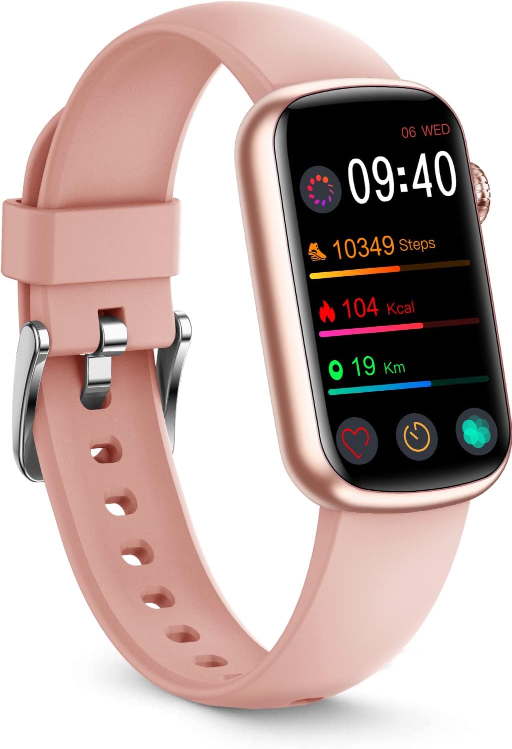 FITVII Slim Fitness Tracker with Blood Oxygen, Blood Pressure, 24/7 Heart Rate and Sleep Tracking, IP68 Waterproof Activity Trackers and Smart Watches with Step Tracker, Pedometer for Women Men FITVII Slim Fitness Tracker with Blood Oxygen, Blood Pressure, 24/7 Heart Rate and Sleep Tracking, IP68 Waterproof Activity Trackers and Smart Watches with Step Tracker, Pedometer for Women Men
