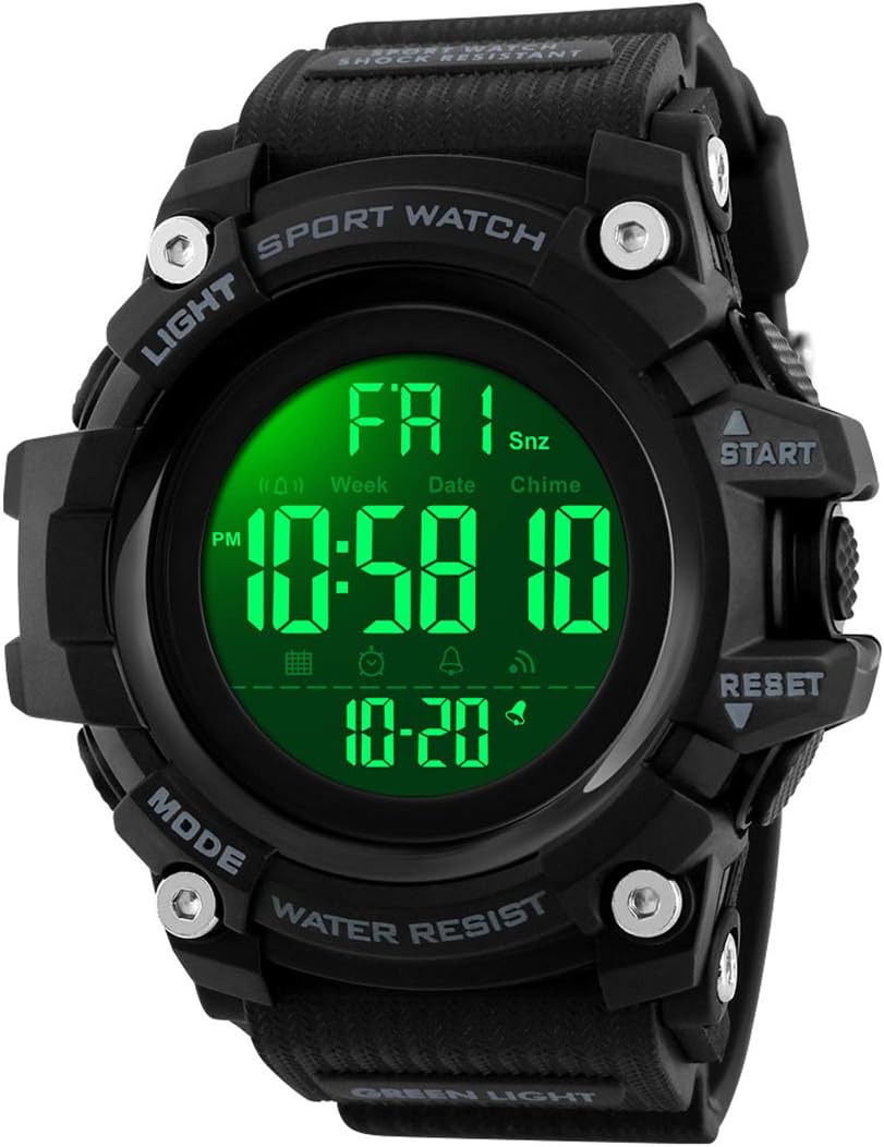 MASTOP Brand Mens Digital Watches Big Dial Multifunction Chronograph Outdoor Waterproof Sport Wrist Watch MASTOP Brand Mens Digital Watches Big Dial Multifunction Chronograph Outdoor Waterproof Sport Wrist Watch