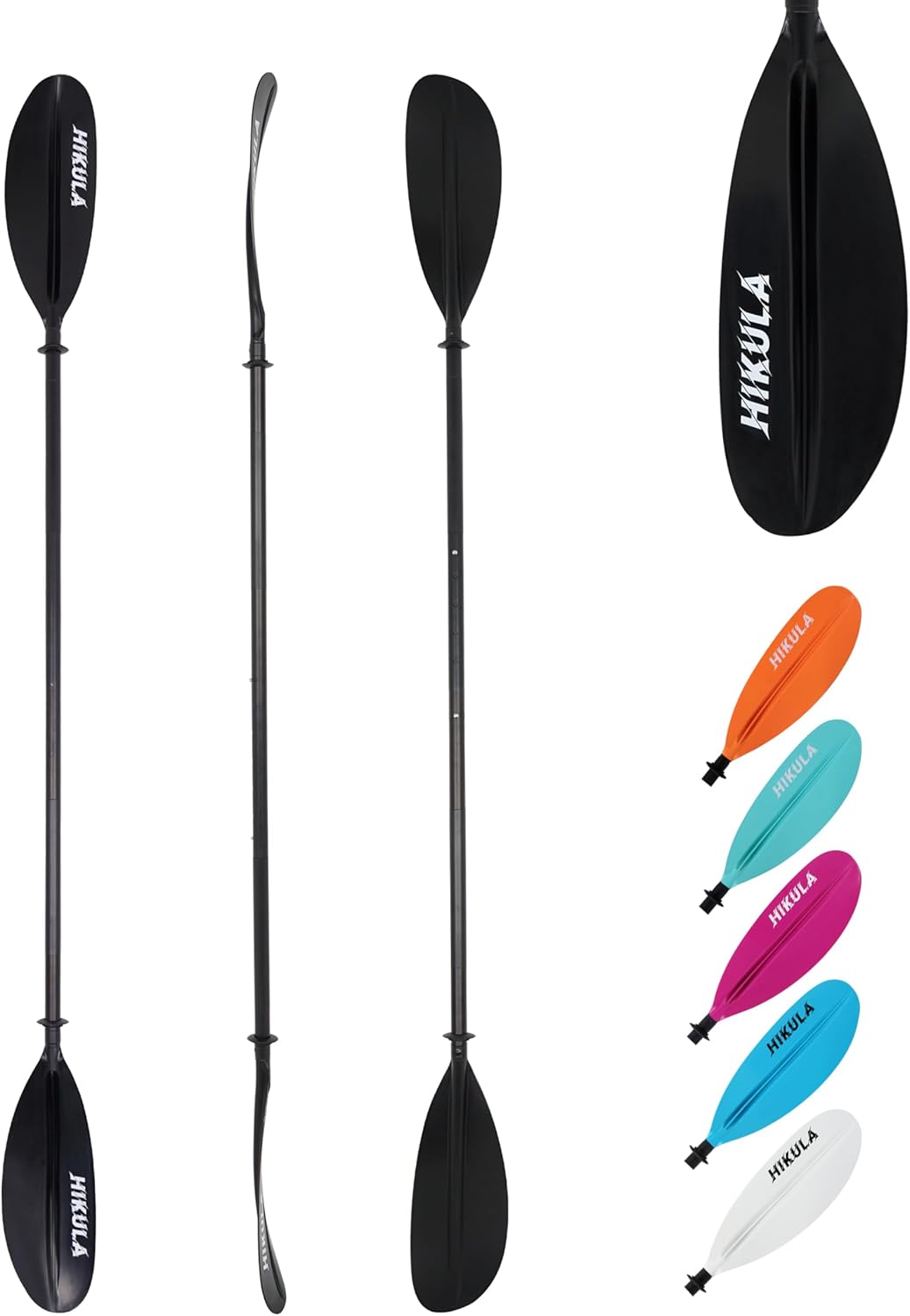 Kayak Paddle Aluminum Shaft Paddle with Nylon Blades, Floating Adjustable Kayaking Oars, 3 Piece, 220-240cm/86-94 Inches,Black/Rose/Teal/Black/Orange/Grey Kayak Paddle Aluminum Shaft Paddle with Nylon Blades, Floating Adjustable Kayaking Oars, 3 Piece, 220-240cm/86-94 Inches,Black/Rose/Teal/Black/Orange/Grey