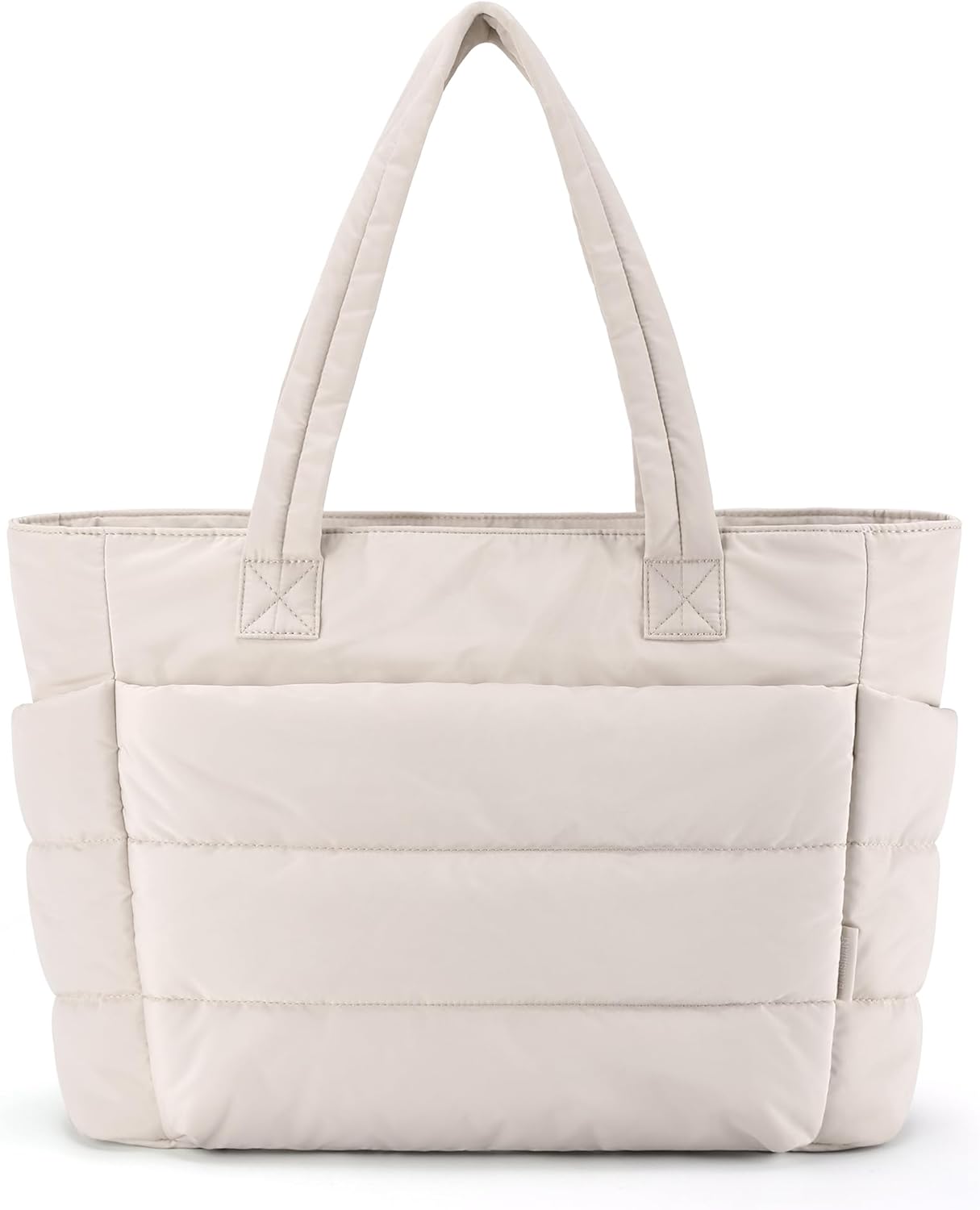 BAGSMART Tote Bag for Women, Lightweight Puffy Tote Bag with Compartments, Quilted Shoulder Bag Handbag for Travel, Work BAGSMART Tote Bag for Women, Lightweight Puffy Tote Bag with Compartments, Quilted Shoulder Bag Handbag for Travel, Work