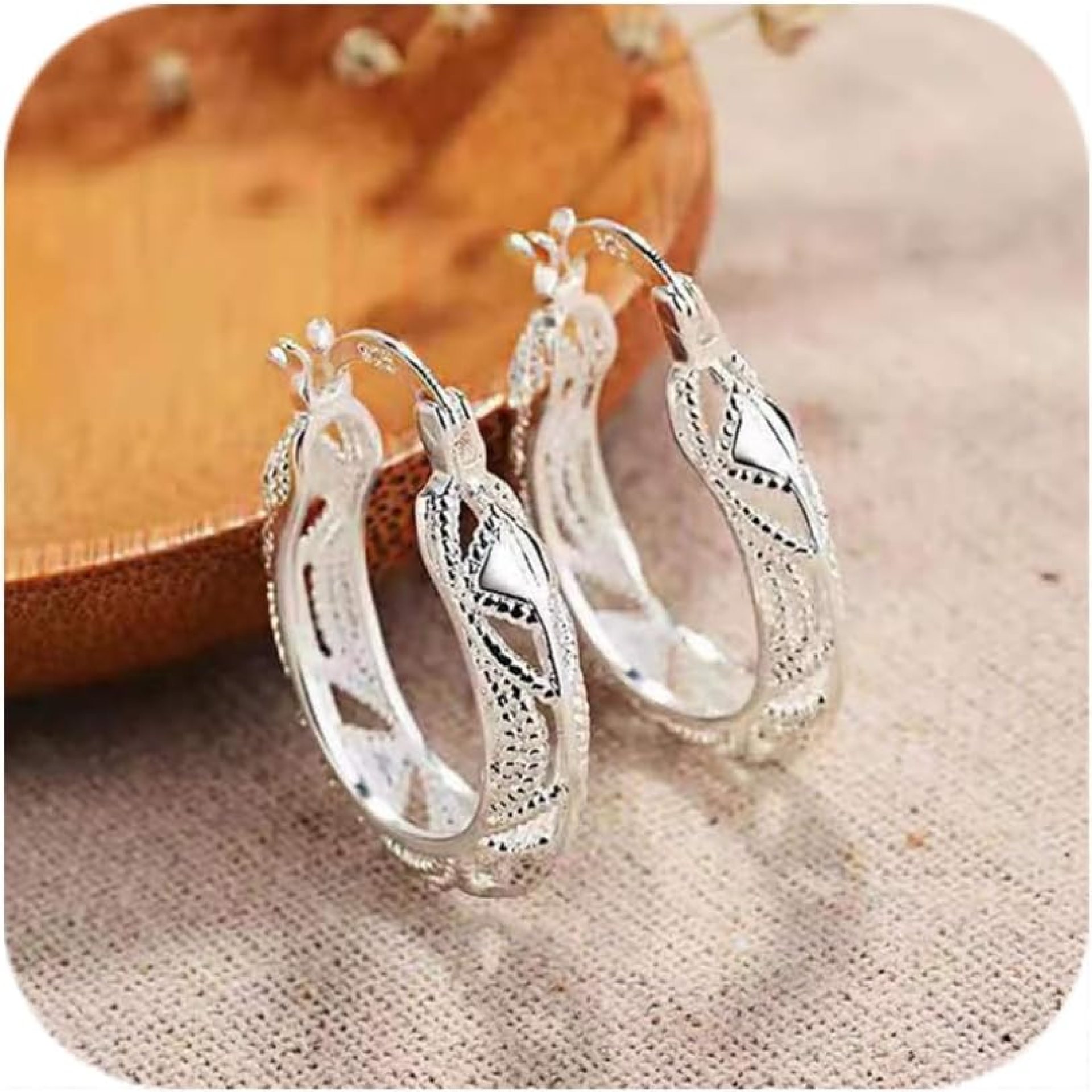 Cubic Zirconia Hoop Earring for Women Sparkling Crystal Hypoallergenic Wedding Prom Bridal Fairy Jewelry Gift for Her Cubic Zirconia Hoop Earring for Women Sparkling Crystal Hypoallergenic Wedding Prom Bridal Fairy Jewelry Gift for Her