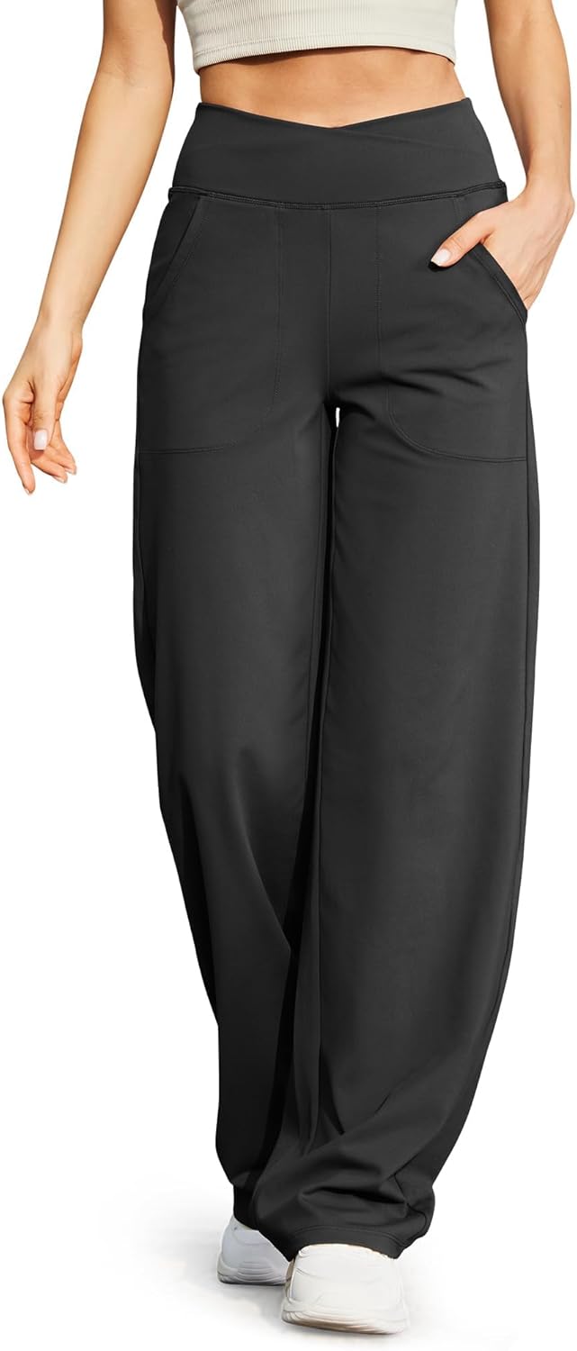 G4Free Wide Leg Pants for Women Loose Yoga Pants with Pockets Petite/Regular/Tall Stretch Casual Lounge Pants G4Free Wide Leg Pants for Women Loose Yoga Pants with Pockets Petite/Regular/Tall Stretch Casual Lounge Pants