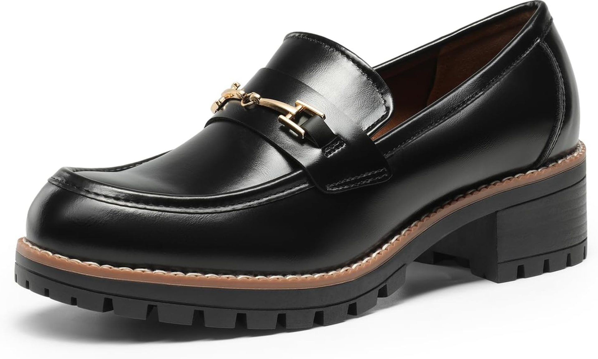 DREAM PAIRS Women’s Chunky Loafers, Platform Comfortable Slip-On Dressy Business Casual Shoes DREAM PAIRS Women’s Chunky Loafers, Platform Comfortable Slip-On Dressy Business Casual Shoes