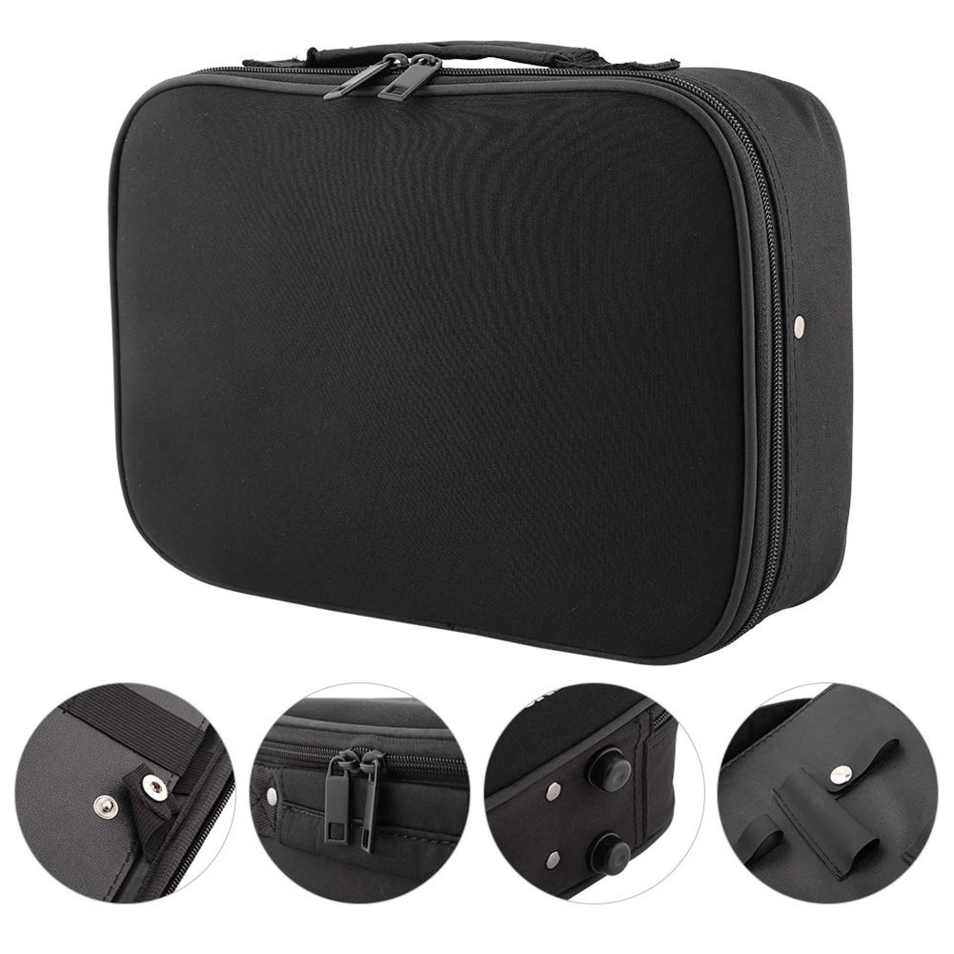 Large Capacity Barber Carrying Case, Professional Barber PU Leather Hairdressing Hair Scissors Bag Hair Styling Tool Case Large Capacity Barber Carrying Case, Professional Barber PU Leather Hairdressing Hair Scissors Bag Hair Styling Tool Case