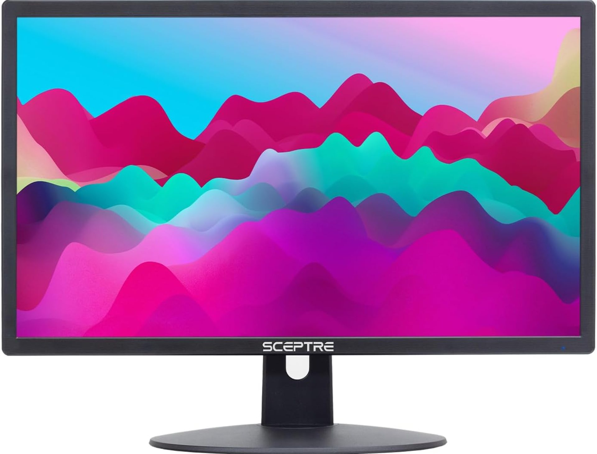 Sceptre 22-Inch 75Hz 1080p LED Monitor HDMI VGA Build-in Speakers, Brushed Black 2019 (E225W-19203S),Metal Black Sceptre 22-Inch 75Hz 1080p LED Monitor HDMI VGA Build-in Speakers, Brushed Black 2019 (E225W-19203S),Metal Black