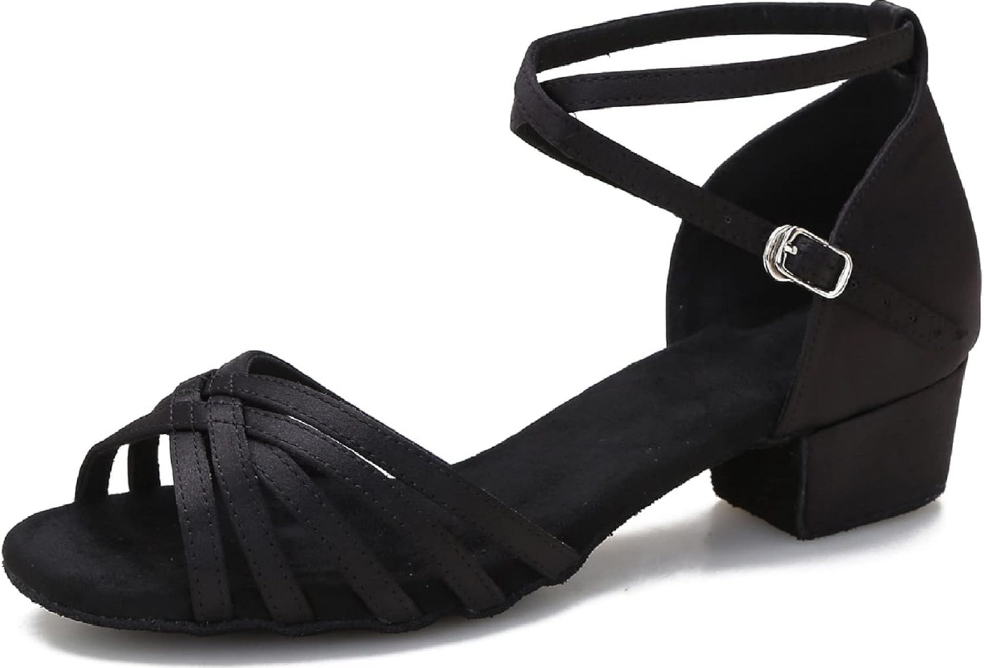 Ballroom Latin Salsa Dance Shoes Women Low Heel Practice Dancing Sandals for Social Dance Beginner S04 Ballroom Latin Salsa Dance Shoes Women Low Heel Practice Dancing Sandals for Social Dance Beginner S04