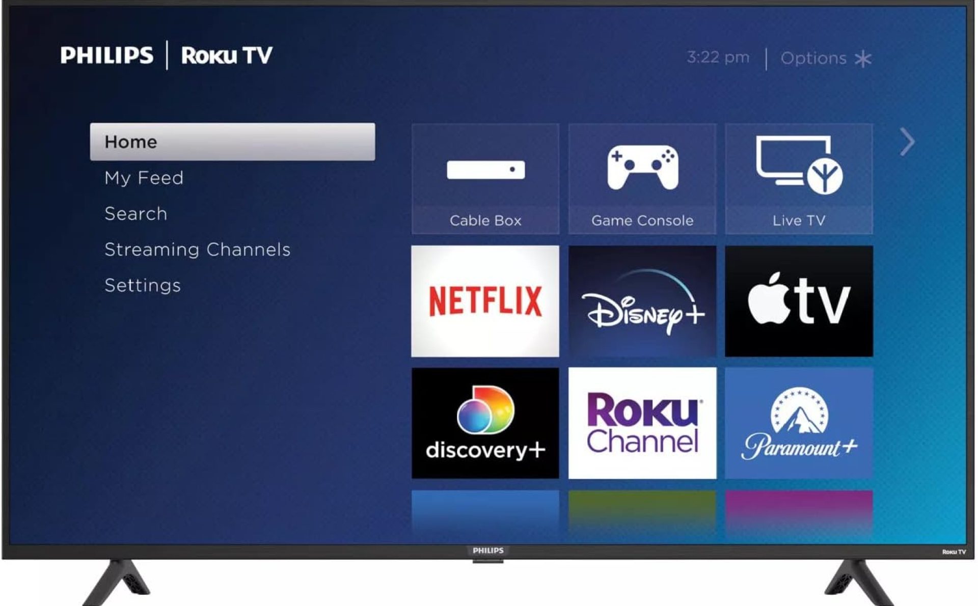 Philips 55-Inch 4K UHD HDR10 LED Roku Smart TV with Voice Control App, Airplay, Screen Casting, & 300+ Free Streaming Channels Philips 55-Inch 4K UHD HDR10 LED Roku Smart TV with Voice Control App, Airplay, Screen Casting, & 300+ Free Streaming Channels