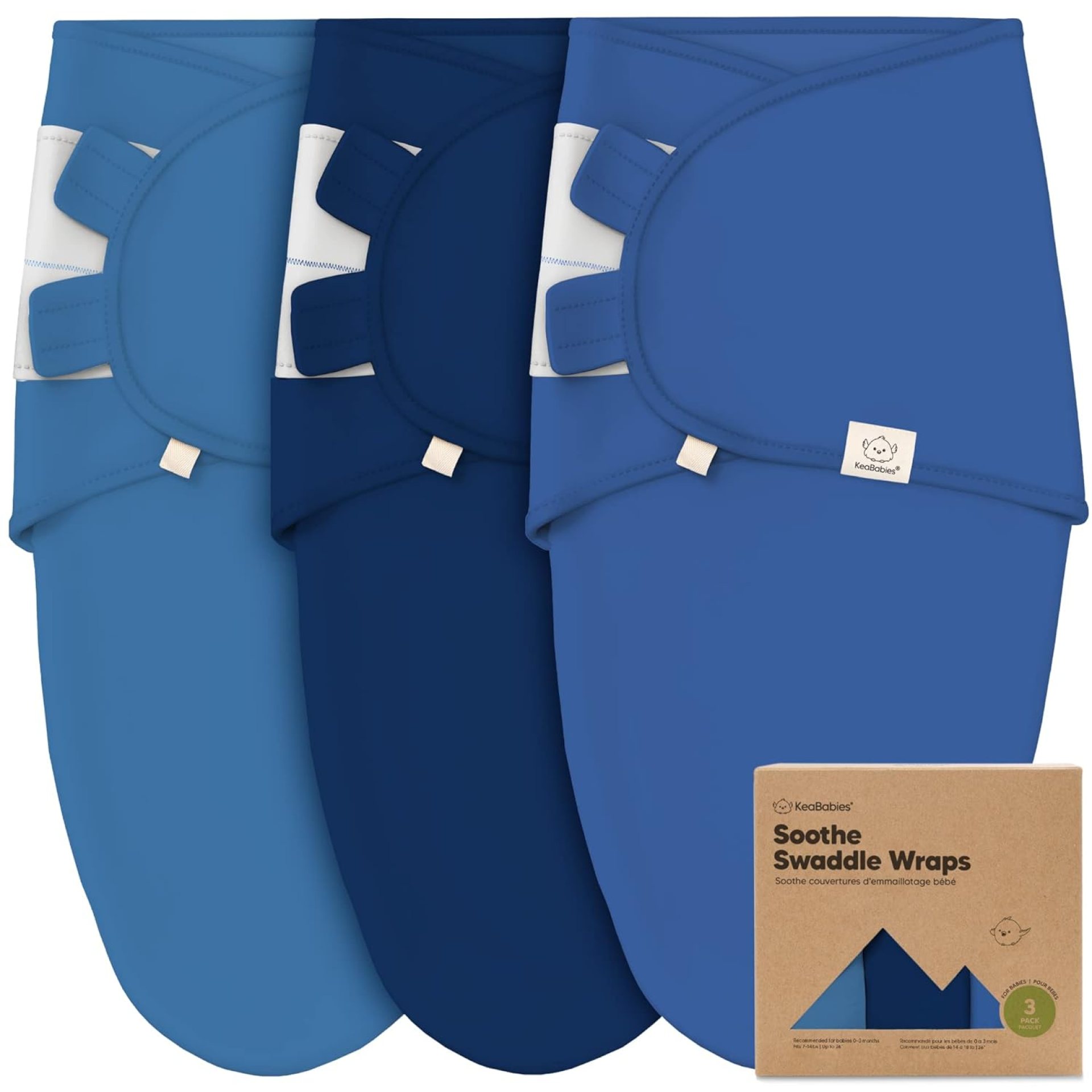 3-Pack Organic Baby Swaddle Sleep Sacks – Swaddles for Newborns, Infant 0-3 Months, Baby Girls, Boys, Soft & Snug Newborn Sleep Sack, Nursery Swaddling Blankets, Velcro Closure (Frost) 3-Pack Organic Baby Swaddle Sleep Sacks – Swaddles for Newborns, Infant 0-3 Months, Baby Girls, Boys, Soft & Snug Newborn Sleep Sack, Nursery Swaddling Blankets, Velcro Closure (Frost)