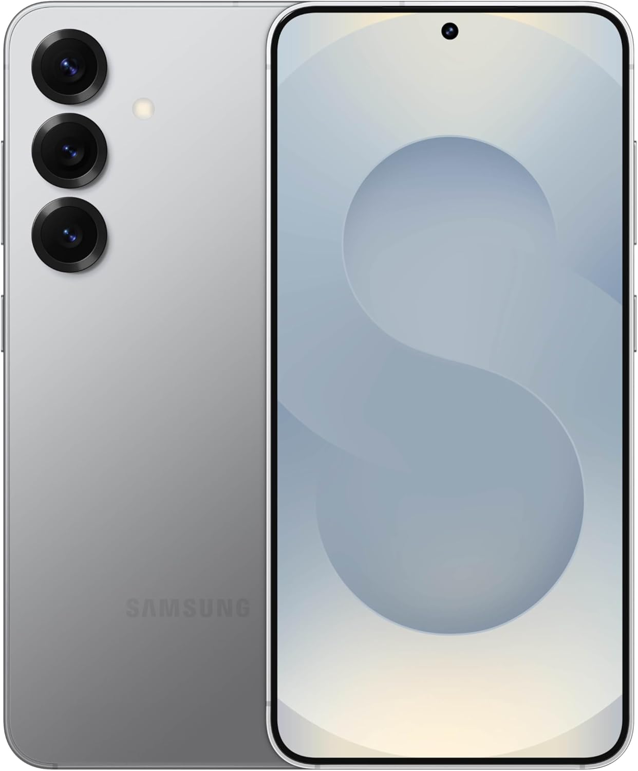 SAMSUNG Galaxy S25 Cell Phone, 128GB AI Smartphone, Unlocked Android, AI Camera, Fast Processor, ProScaler Display, Long Battery Life, 2025, Silver Shadow SAMSUNG Galaxy S25 Cell Phone, 128GB AI Smartphone, Unlocked Android, AI Camera, Fast Processor, ProScaler Display, Long Battery Life, 2025, Silver Shadow
