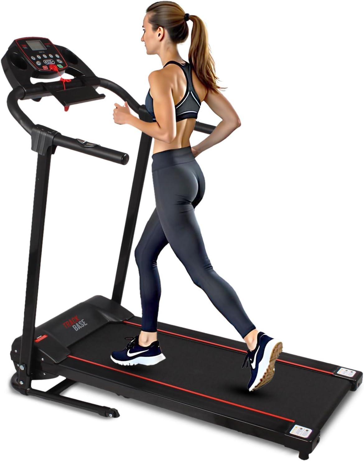 SereneLife Electric Folding Treadmill Exercise Machine – Smart Compact Digital Fitness Treadmill Workout Trainer w/Bluetooth App Sync, Manual Incline Adjustment, for Walking, Running, Gym SereneLife Electric Folding Treadmill Exercise Machine – Smart Compact Digital Fitness Treadmill Workout Trainer w/Bluetooth App Sync, Manual Incline Adjustment, for Walking, Running, Gym