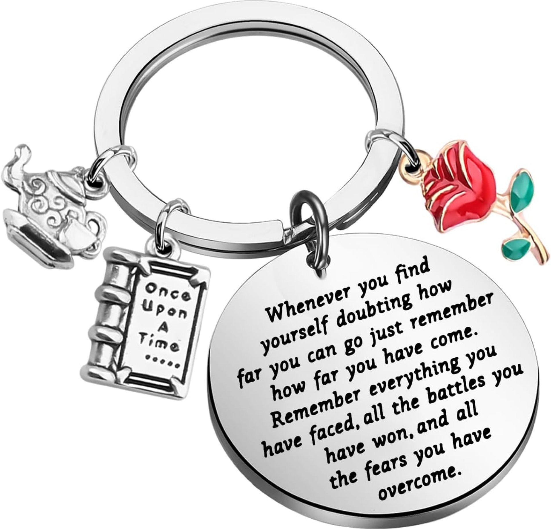Lywjyb Birdgot Movie Inspired Gift Rose Charm Keychain Movie Jewelry Motivational Gift Lywjyb Birdgot Movie Inspired Gift Rose Charm Keychain Movie Jewelry Motivational Gift
