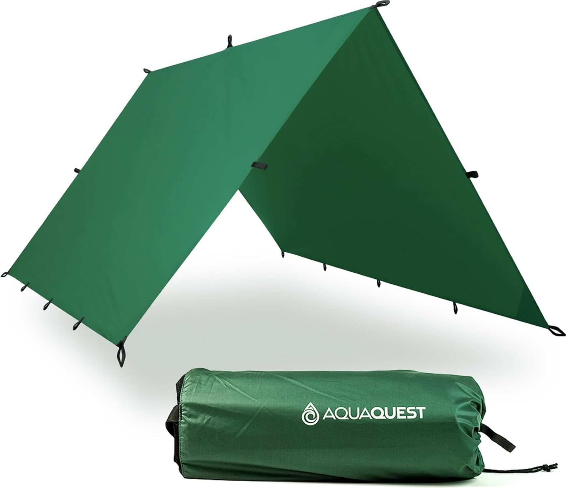 AquaQuest Guide Camping Tarp – Ultralight Tent Cover or Rain Fly – Waterproof Camping Gear Must Haves for Hiking, Hammock, Bivy & Survival AquaQuest Guide Camping Tarp – Ultralight Tent Cover or Rain Fly – Waterproof Camping Gear Must Haves for Hiking, Hammock, Bivy & Survival