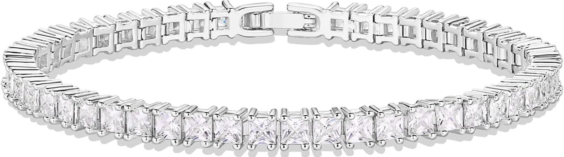 PAVOI 14K Gold Plated Cubic Zirconia Classic Tennis Bracelet | Gold Bracelets for Women | 4mm CZ, Size 6.5-7.5 Inch PAVOI 14K Gold Plated Cubic Zirconia Classic Tennis Bracelet | Gold Bracelets for Women | 4mm CZ, Size 6.5-7.5 Inch