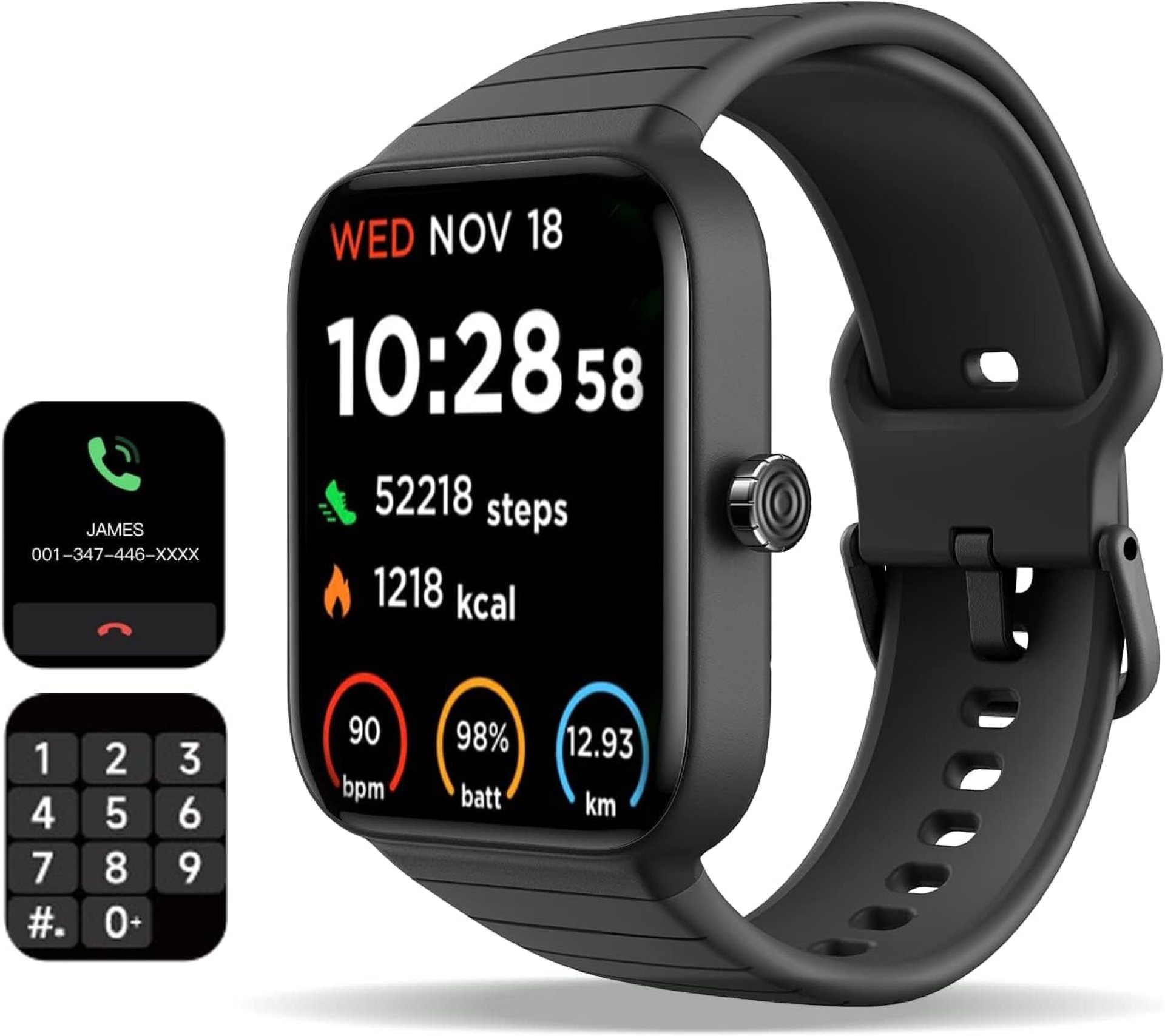 Vibeat Fitness Tracker, Smart Watch for Men Women (Answer/Make Call) Smartwatch with Alexa/Sleep Monitor/Heart Rate/Blood Oxygen/Pedometer/Calories, IP68 Waterproof Smart Watch for Android iPhone Vibeat Fitness Tracker, Smart Watch for Men Women (Answer/Make Call) Smartwatch with Alexa/Sleep Monitor/Heart Rate/Blood Oxygen/Pedometer/Calories, IP68 Waterproof Smart Watch for Android iPhone