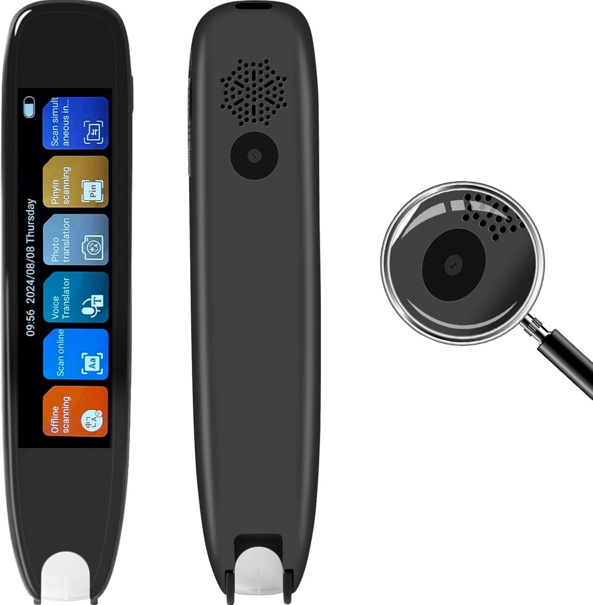 Upgrade Scan Translator Pen,142 Languages Translator Pen Reading Tool for Dyslexia,Language Translator Smart Pen with Voice & Photo Translation,Support 10 Languages Offline Scanning Translation (64GB) Upgrade Scan Translator Pen,142 Languages Translator Pen Reading Tool for Dyslexia,Language Translator Smart Pen with Voice & Photo Translation,Support 10 Languages Offline Scanning Translation (64GB)