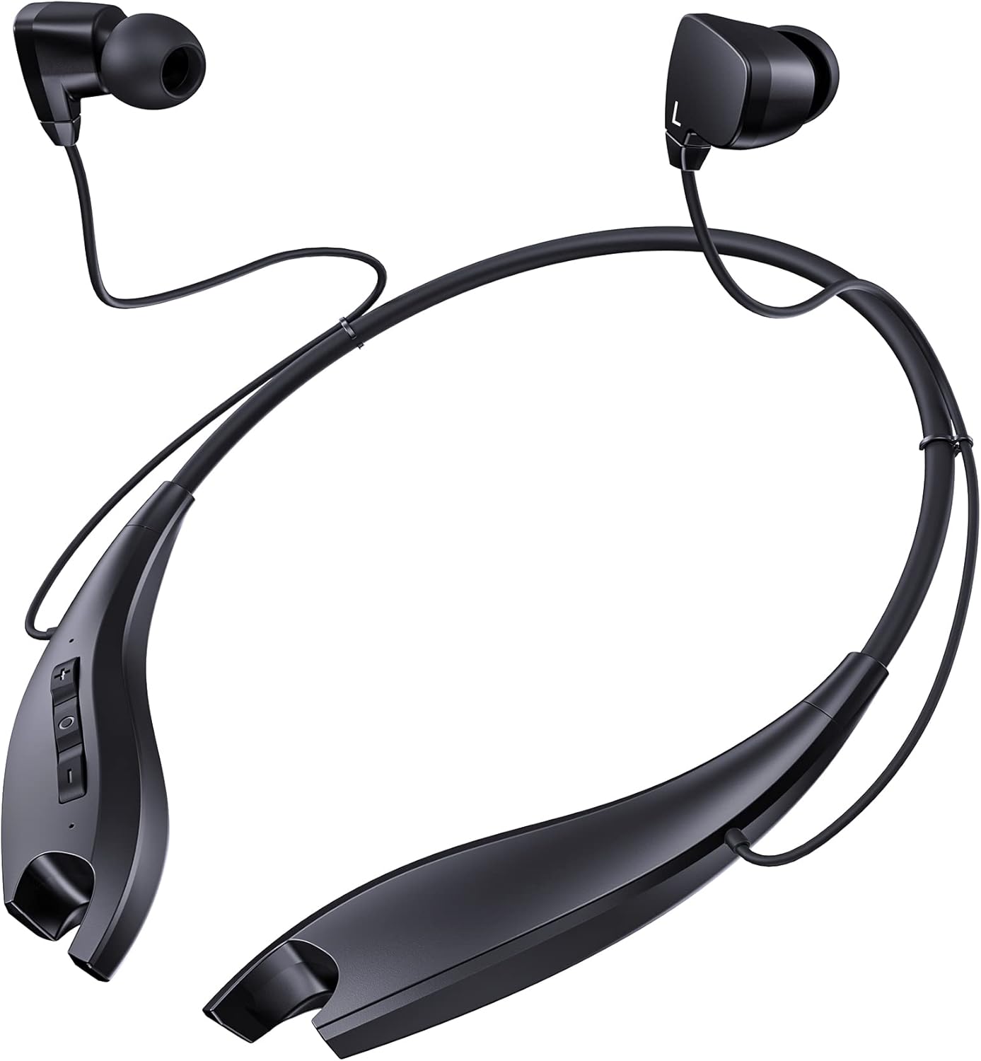 Neckband Bluetooth Headphones, Around The Neck Headphones 24H+ Playtime, Bluetooth Headsets with Call Vibration, Shark Jaw Design Wireless Earbuds+Noise Isolation/Built-in Mic/IPX7 Waterproof Neckband Bluetooth Headphones, Around The Neck Headphones 24H+ Playtime, Bluetooth Headsets with Call Vibration, Shark Jaw Design Wireless Earbuds+Noise Isolation/Built-in Mic/IPX7 Waterproof