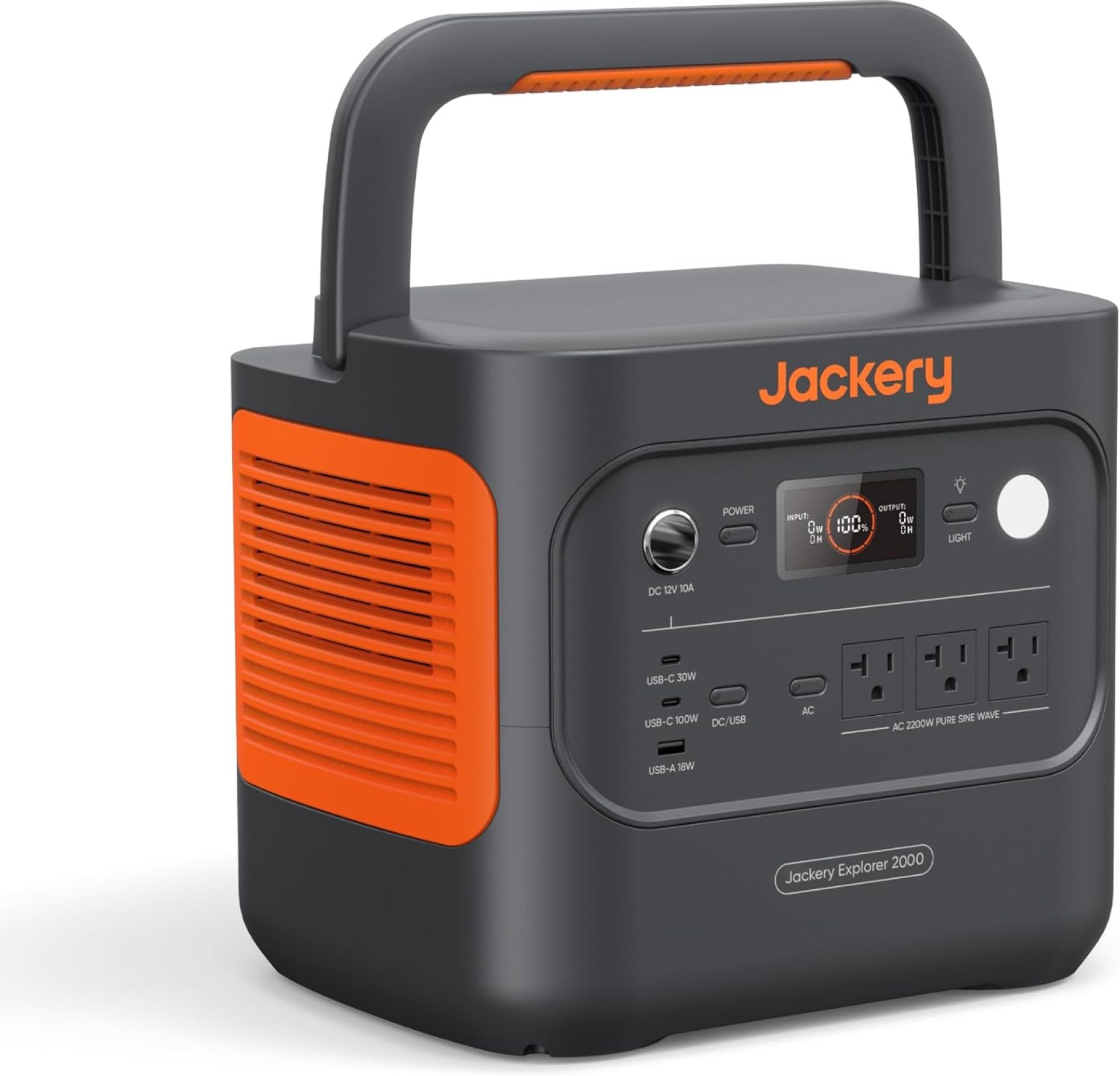 Jackery Explorer 2000 v2 Portable Power Station, 2042Wh LiFePO4 Home Backup Battery, 2200W Solar Generator, USB-C PD 100W Fast Charging for Emergencies, Power Outages, Camping(Solar Panel Optional) Jackery Explorer 2000 v2 Portable Power Station, 2042Wh LiFePO4 Home Backup Battery, 2200W Solar Generator, USB-C PD 100W Fast Charging for Emergencies, Power Outages, Camping(Solar Panel Optional)