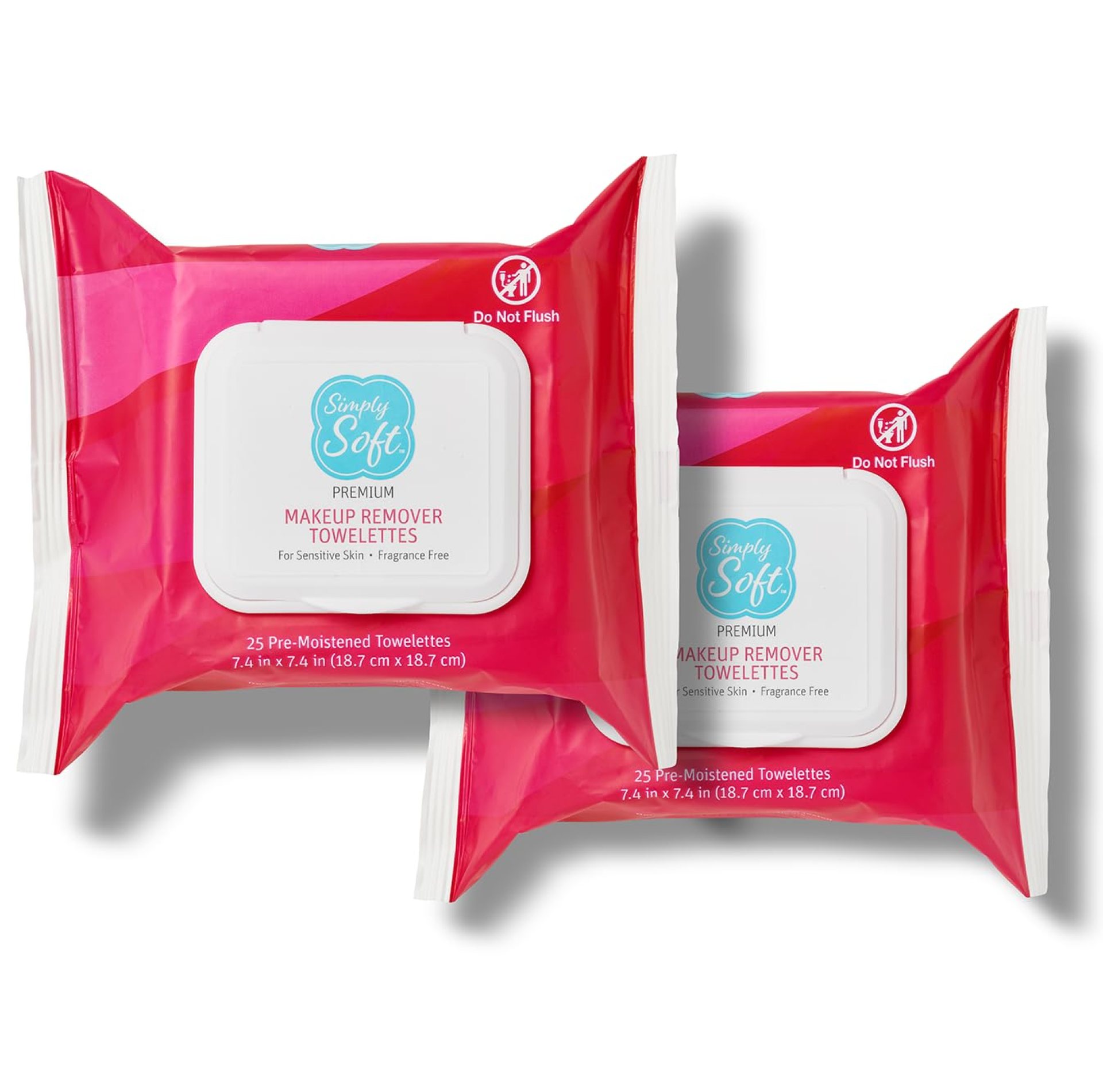 Simply Soft Premium Makeup Remover Towelettes 50 ct (2 – 25 Count Flip-top Packs), Fragrance-Free Makeup Wipes for Sensitive Skin, Hypoallergenic, pH Balanced Eye & Face Wipes Simply Soft Premium Makeup Remover Towelettes 50 ct (2 – 25 Count Flip-top Packs), Fragrance-Free Makeup Wipes for Sensitive Skin, Hypoallergenic, pH Balanced Eye & Face Wipes