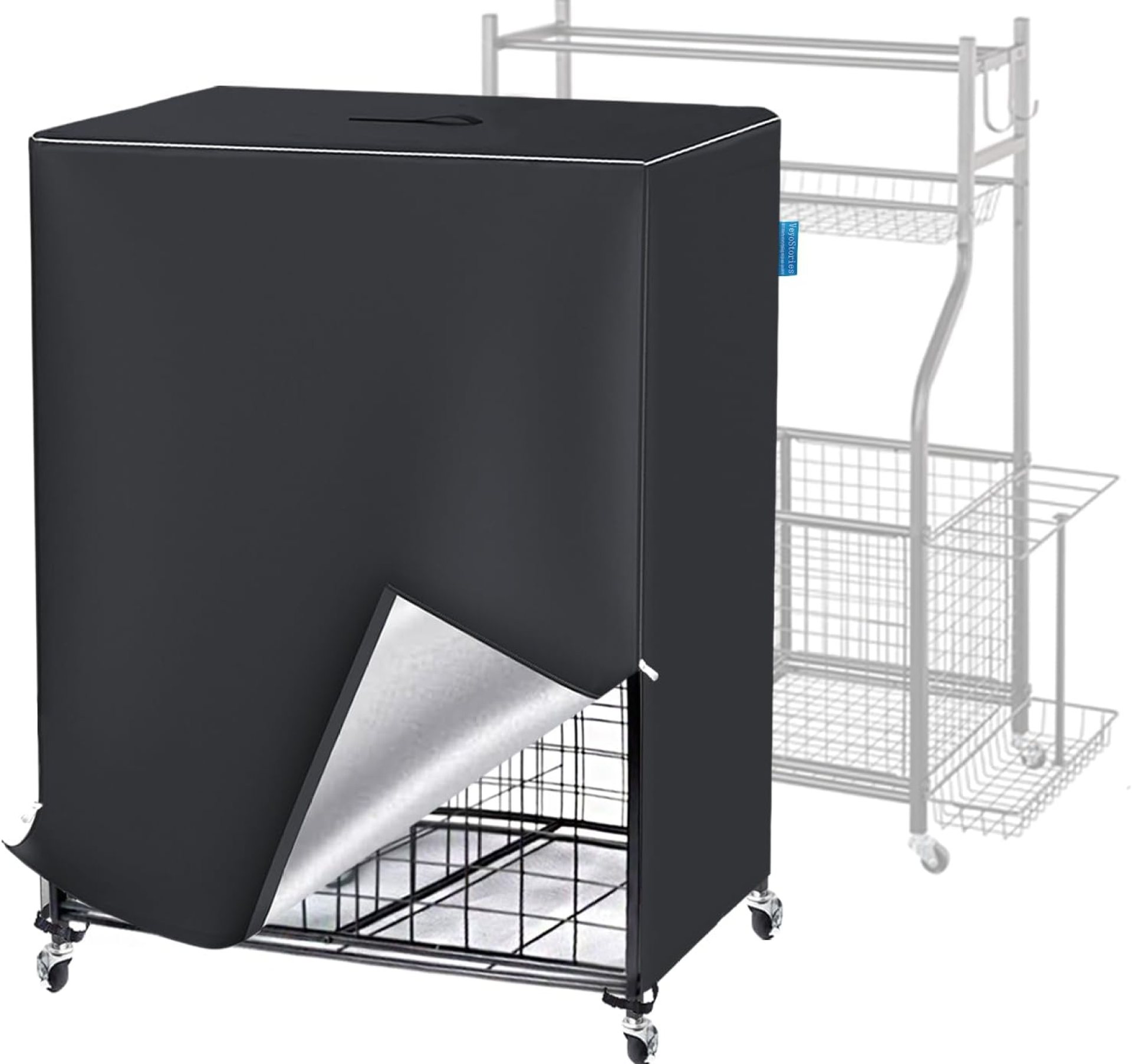 Garage Sports Equipment Organizer Cover, Ball Storage Rack Cover Outdoor, 600D Oxford, Waterproof and Dustproof, 38 “L x 18” W x 45 “H – Protecting Your Sports Equipment and Toys.(Cover Only) Garage Sports Equipment Organizer Cover, Ball Storage Rack Cover Outdoor, 600D Oxford, Waterproof and Dustproof, 38 “L x 18” W x 45 “H – Protecting Your Sports Equipment and Toys.(Cover Only)