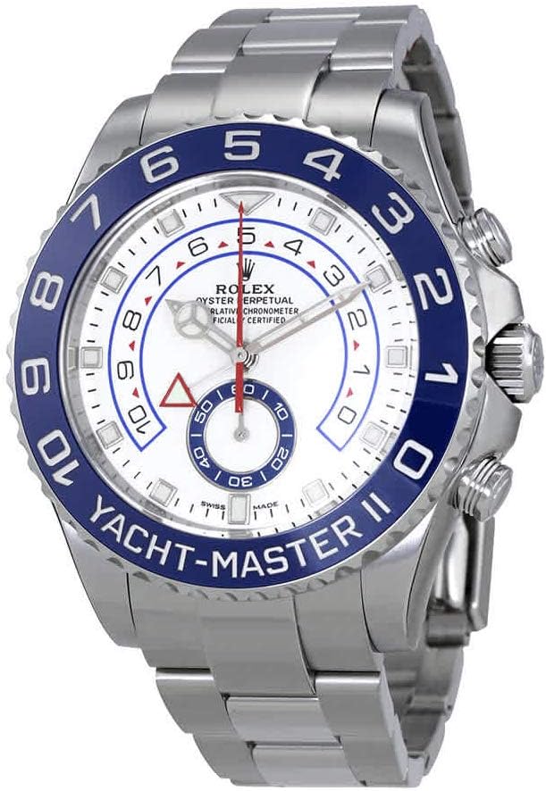 Rolex Yacht-Master II White Dial Automatic Men’s Watch 116680-0002 Rolex Yacht-Master II White Dial Automatic Men’s Watch 116680-0002