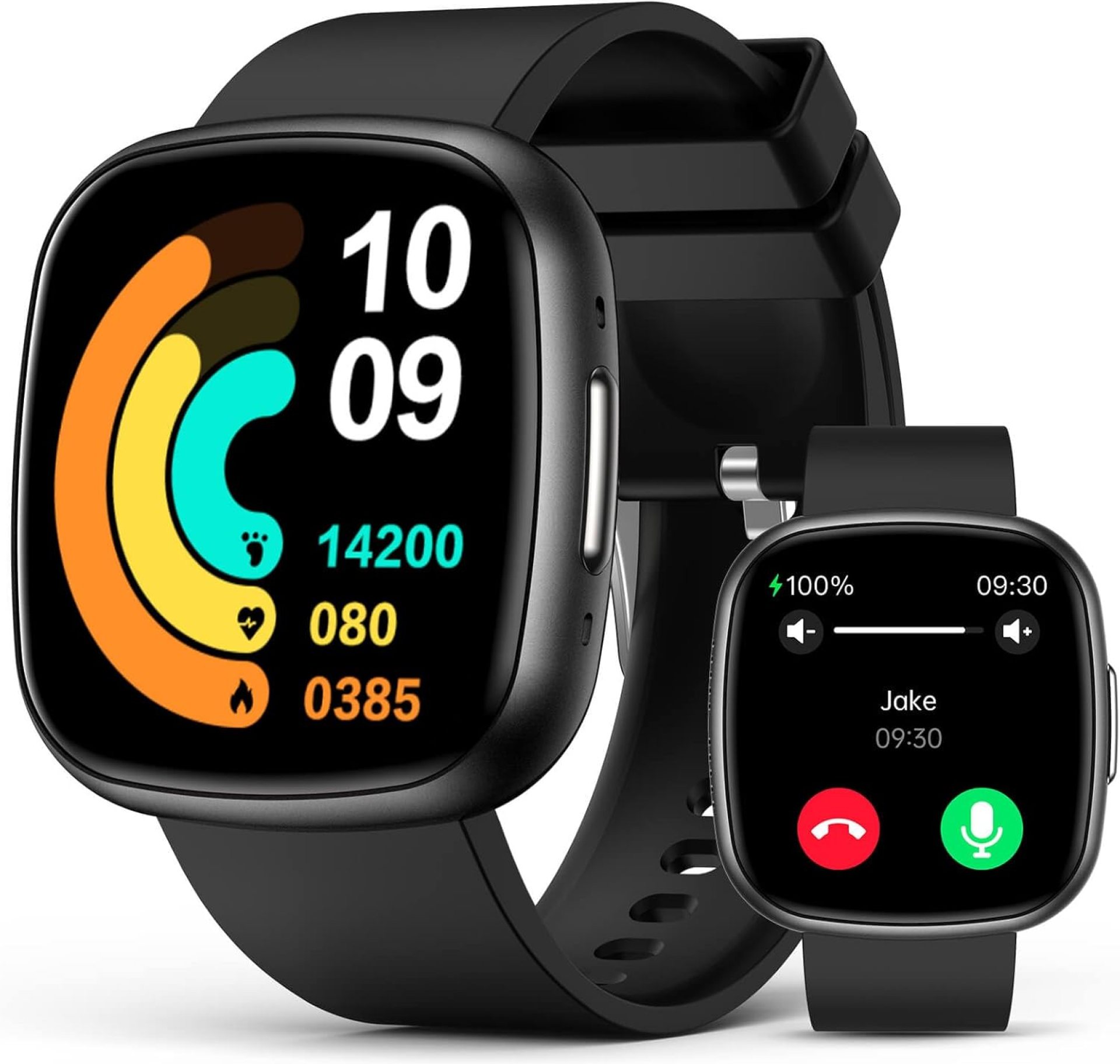 Smart Watches, 1.72″ Smartwatch for Men Women (Answer/Make Call), Fitness Tracker with 100+ Sport Modes, IP68 Waterproof, Heart Rate/Sleep/Spo2 Monitor, Activity Tracker for Android iOS Smart Watches, 1.72″ Smartwatch for Men Women (Answer/Make Call), Fitness Tracker with 100+ Sport Modes, IP68 Waterproof, Heart Rate/Sleep/Spo2 Monitor, Activity Tracker for Android iOS
