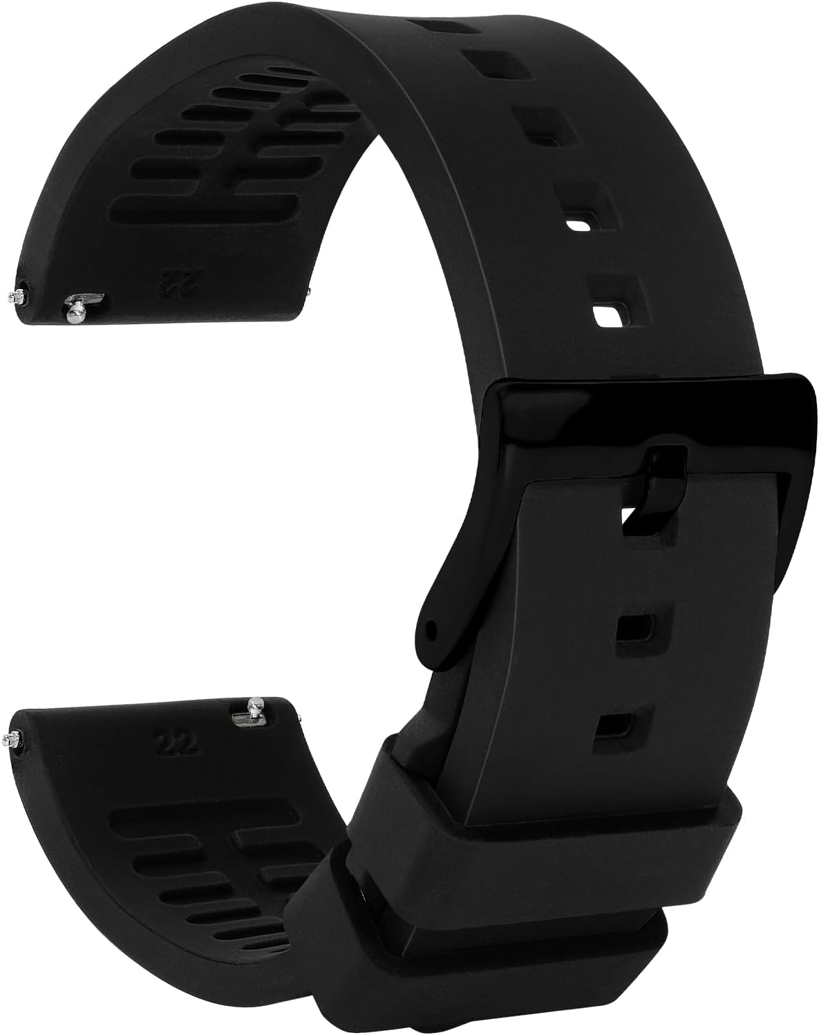 TStrap Silicone Watch Band for Men – Black Quick Release Watch Band for Women Soft – Waterproof Smart Watch Bracelet Clasp – Correa de Silicona para Reloj Replacement – 18mm 19mm 20mm 21mm 22mm 24mm TStrap Silicone Watch Band for Men – Black Quick Release Watch Band for Women Soft – Waterproof Smart Watch Bracelet Clasp – Correa de Silicona para Reloj Replacement – 18mm 19mm 20mm 21mm 22mm 24mm