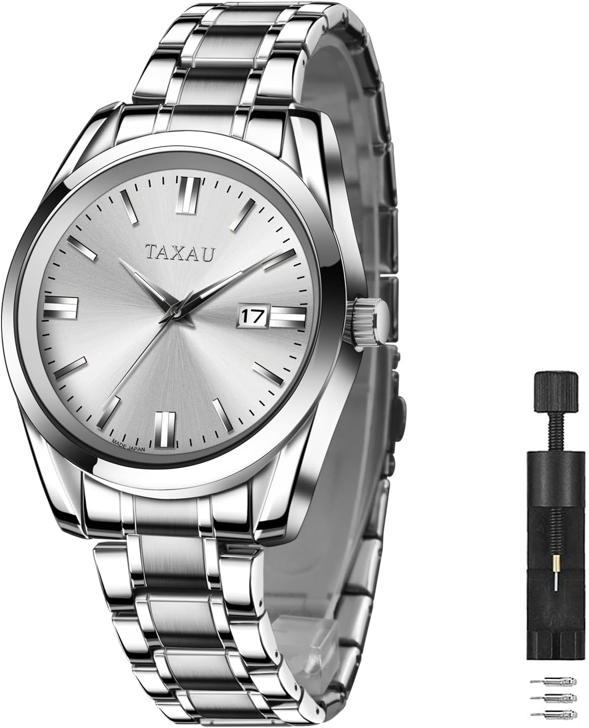 Mens Watches Luxury Minimalist Dress Waterproof Watches for Men Analog Quartz Silver Stainless Steel Men’s Wrist Watches with Date Luminous Mens Watches Luxury Minimalist Dress Waterproof Watches for Men Analog Quartz Silver Stainless Steel Men’s Wrist Watches with Date Luminous