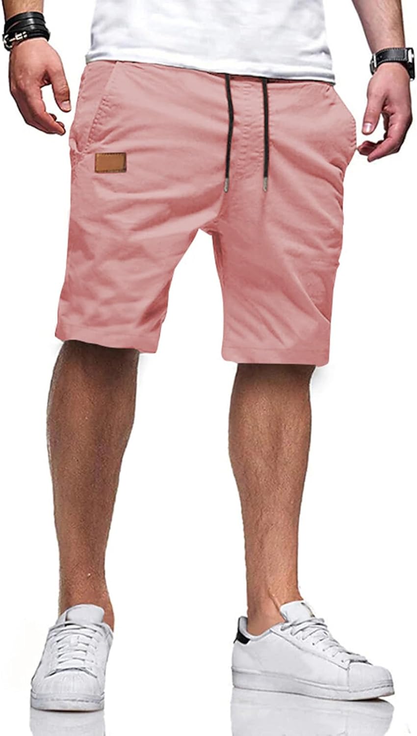 JMIERR Mens Casual Shorts – Cotton Drawstring Summer Beach Stretch Twill Chino Golf Shorts JMIERR Mens Casual Shorts – Cotton Drawstring Summer Beach Stretch Twill Chino Golf Shorts