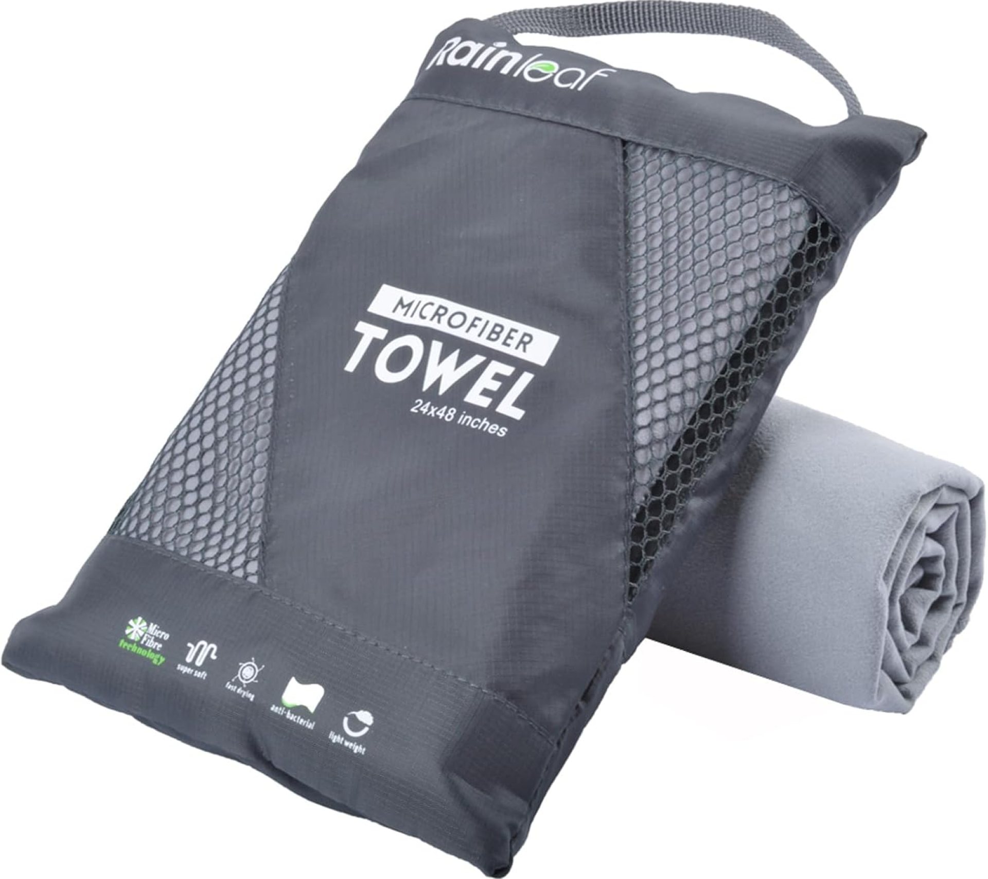 Rainleaf Microfiber Towel Perfect Travel & Gym & Camping Towel. Quick Dry – Super Absorbent – Ultra Compact – Lightweight. Suitable for Trip, Beach, Shower, Backpacking, Pool Rainleaf Microfiber Towel Perfect Travel & Gym & Camping Towel. Quick Dry – Super Absorbent – Ultra Compact – Lightweight. Suitable for Trip, Beach, Shower, Backpacking, Pool