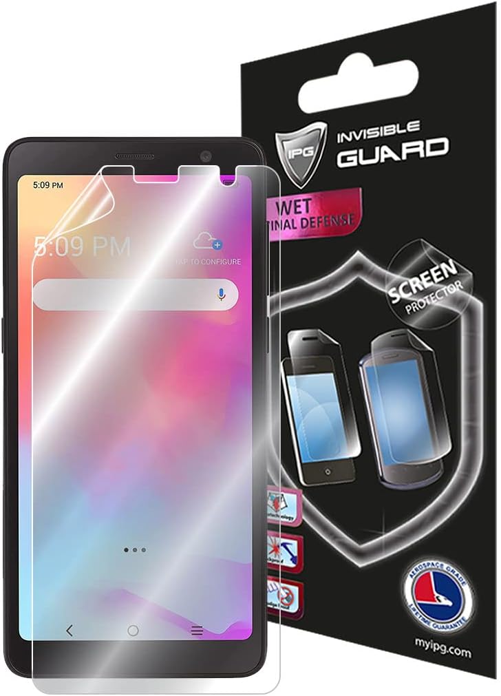 IPG For Tracfone Alcatel TCL A3 Smartphone SCREEN Protector Hydrogel Invisible Touch Screen Sensitive Ultra HD Clear Film Anti Scratch Skin Guard – Smooth/Self-Healing/Bubble -Free Screen for TCL A3 IPG For Tracfone Alcatel TCL A3 Smartphone SCREEN Protector Hydrogel Invisible Touch Screen Sensitive Ultra HD Clear Film Anti Scratch Skin Guard – Smooth/Self-Healing/Bubble -Free Screen for TCL A3