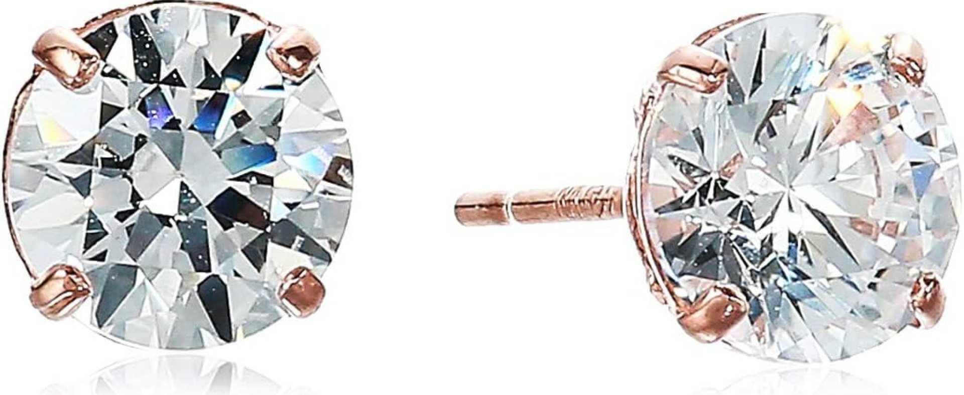 Amazon Essentials 14K Gold 1cttw Infinite Elements Cubic Zirconia Round Stud Earrings (previously Amazon Collection) Amazon Essentials 14K Gold 1cttw Infinite Elements Cubic Zirconia Round Stud Earrings (previously Amazon Collection)