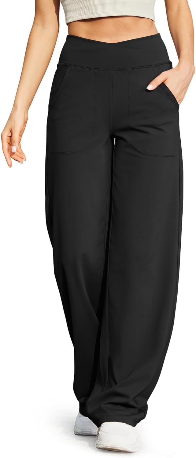 G4Free Wide Leg Pants for Women Loose Yoga Pants with Pockets Petite/Regular/Tall Stretch Casual Lounge Pants G4Free Wide Leg Pants for Women Loose Yoga Pants with Pockets Petite/Regular/Tall Stretch Casual Lounge Pants