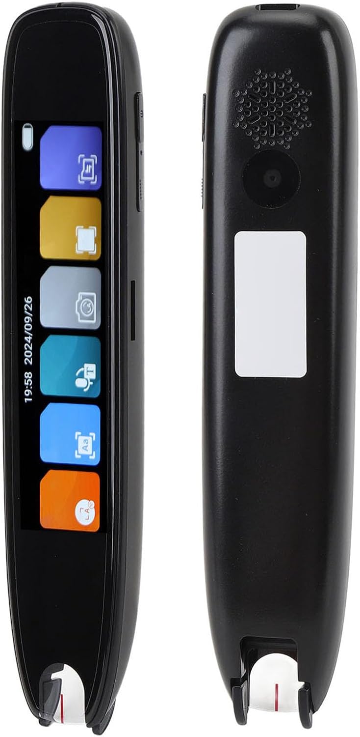 Scan Translator Pen, 2 Way Instant Voice Translation Pen with 142 Language, OCR Digital Reading Pen, 3.7 Inch Touchscreen Text to Speech Reader Pen for Learning Meetings Travel Scan Translator Pen, 2 Way Instant Voice Translation Pen with 142 Language, OCR Digital Reading Pen, 3.7 Inch Touchscreen Text to Speech Reader Pen for Learning Meetings Travel
