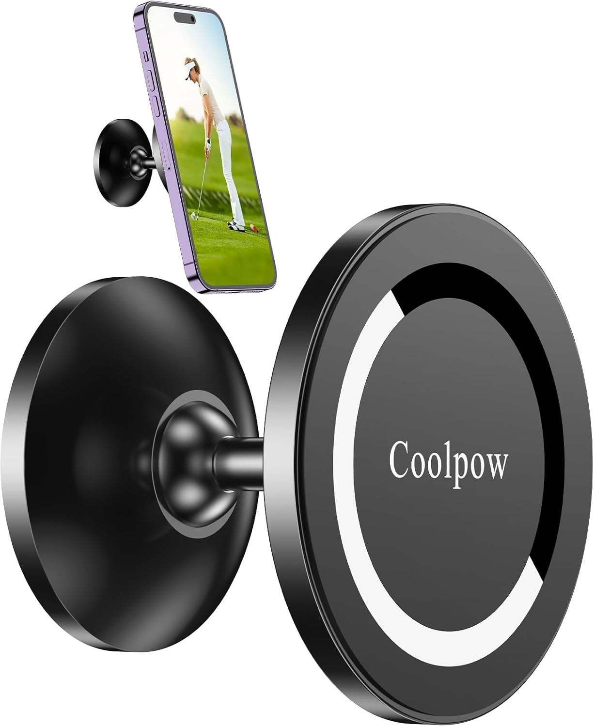 Magnetic Golf Cart Phone Holder for MagSafe Golf Cart Mount, Golf Cart Phone Mount for iPhone 16 ProMax Plus 15 14 13 12 Mini Fits EZGO, Club Car, Yamaha, Icon Golf Cart Accessories Essentials for Men Magnetic Golf Cart Phone Holder for MagSafe Golf Cart Mount, Golf Cart Phone Mount for iPhone 16 ProMax Plus 15 14 13 12 Mini Fits EZGO, Club Car, Yamaha, Icon Golf Cart Accessories Essentials for Men