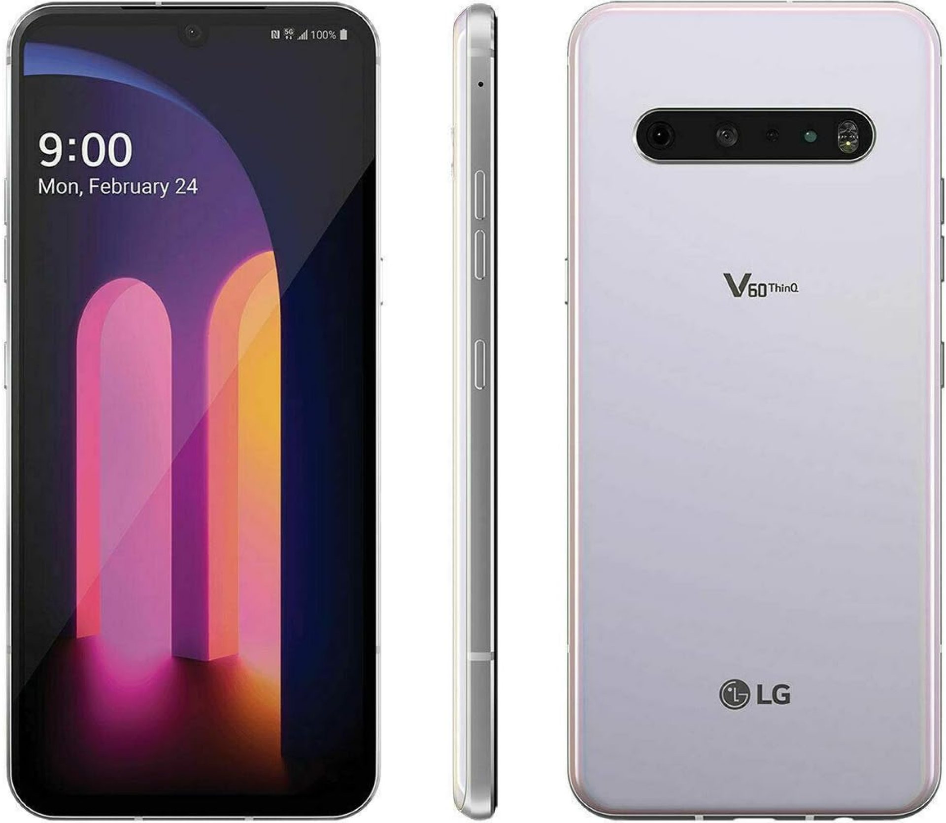 LG V60 ThinQ 5G 128GB Android Smartphone LM-V600TM (Renewed) (Classy White, 128GB, GSM Unlocked) LG V60 ThinQ 5G 128GB Android Smartphone LM-V600TM (Renewed) (Classy White, 128GB, GSM Unlocked)