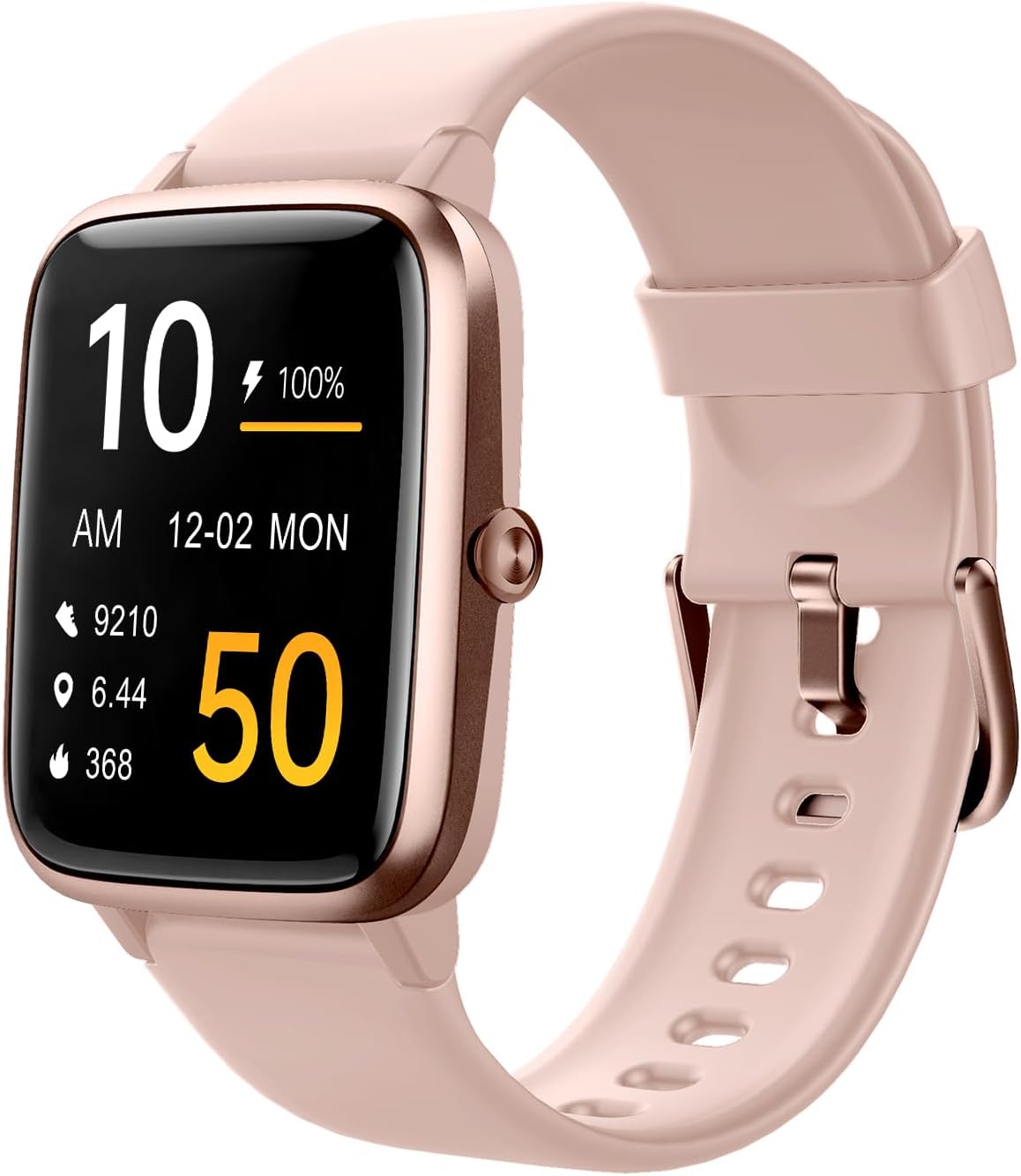 Fitness Tracker Fitness Watches for Women Men (Make/Answer Calls), 1.85″ Smart Watch for iPhone/Android Phones, Heart Rate/Sleep Monitor Steps Tracker Watch Pedometer IP68 Waterproof (Pink/gold) Fitness Tracker Fitness Watches for Women Men (Make/Answer Calls), 1.85″ Smart Watch for iPhone/Android Phones, Heart Rate/Sleep Monitor Steps Tracker Watch Pedometer IP68 Waterproof (Pink/gold)