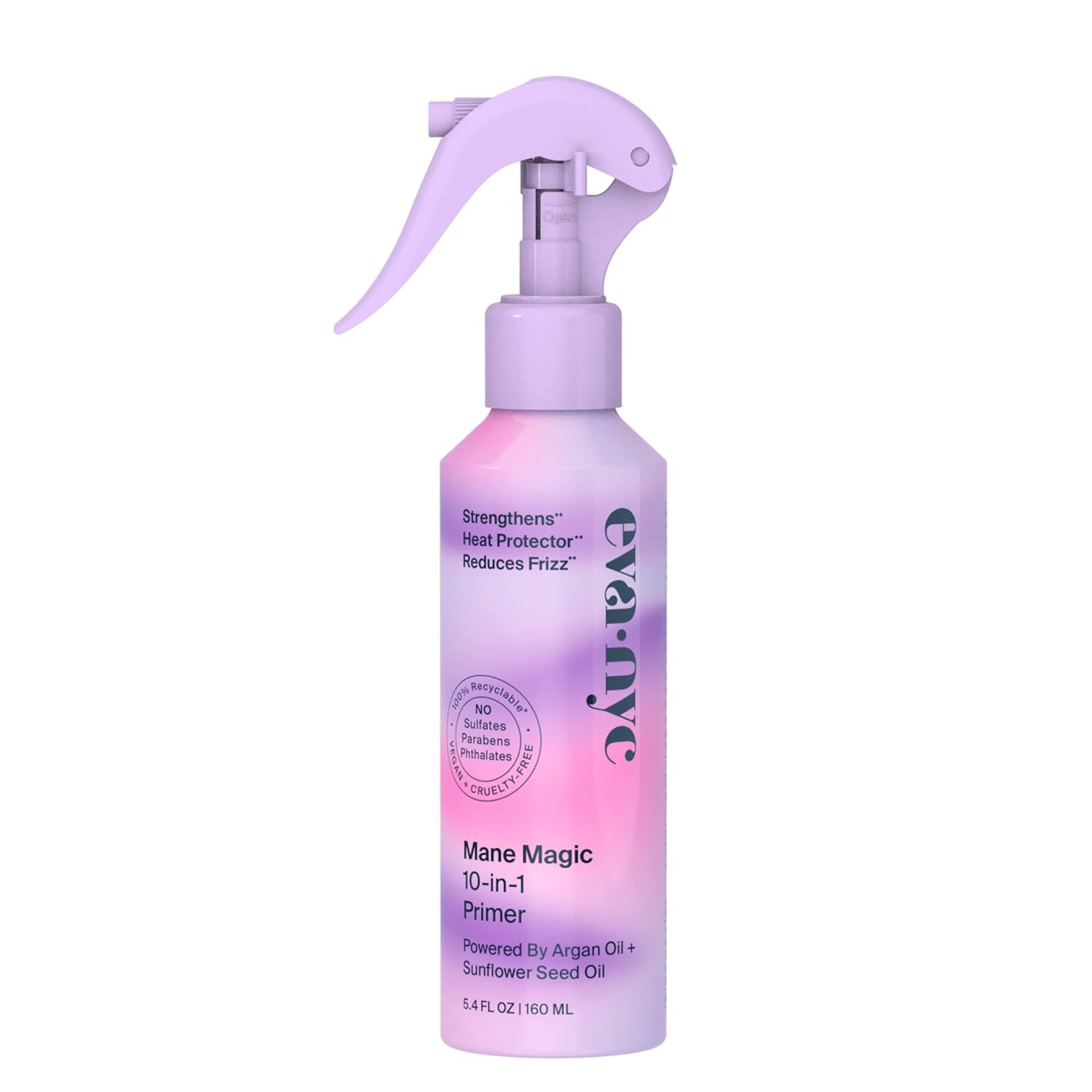 Eva NYC Mane Magic 10-in-1 Primer, Heat Protectant for Hair, Infused with Sunflower Seed and Argan Oil for Hair, Sulfate, Paraben & Phthalate Free, 5.4 fl oz Eva NYC Mane Magic 10-in-1 Primer, Heat Protectant for Hair, Infused with Sunflower Seed and Argan Oil for Hair, Sulfate, Paraben & Phthalate Free, 5.4 fl oz