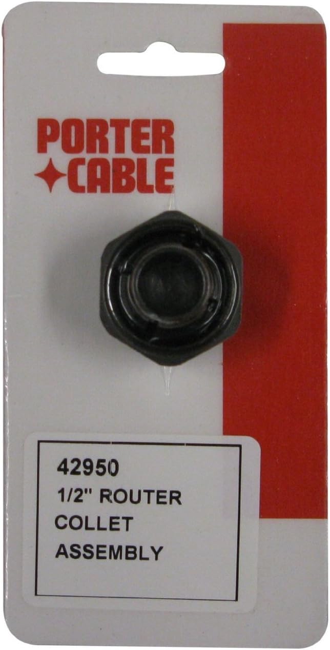 Thaekuns 42950 1/2- inch Router Collet Fit for PORTER CABLE models, Delta, B&D Thaekuns 42950 1/2- inch Router Collet Fit for PORTER CABLE models, Delta, B&D