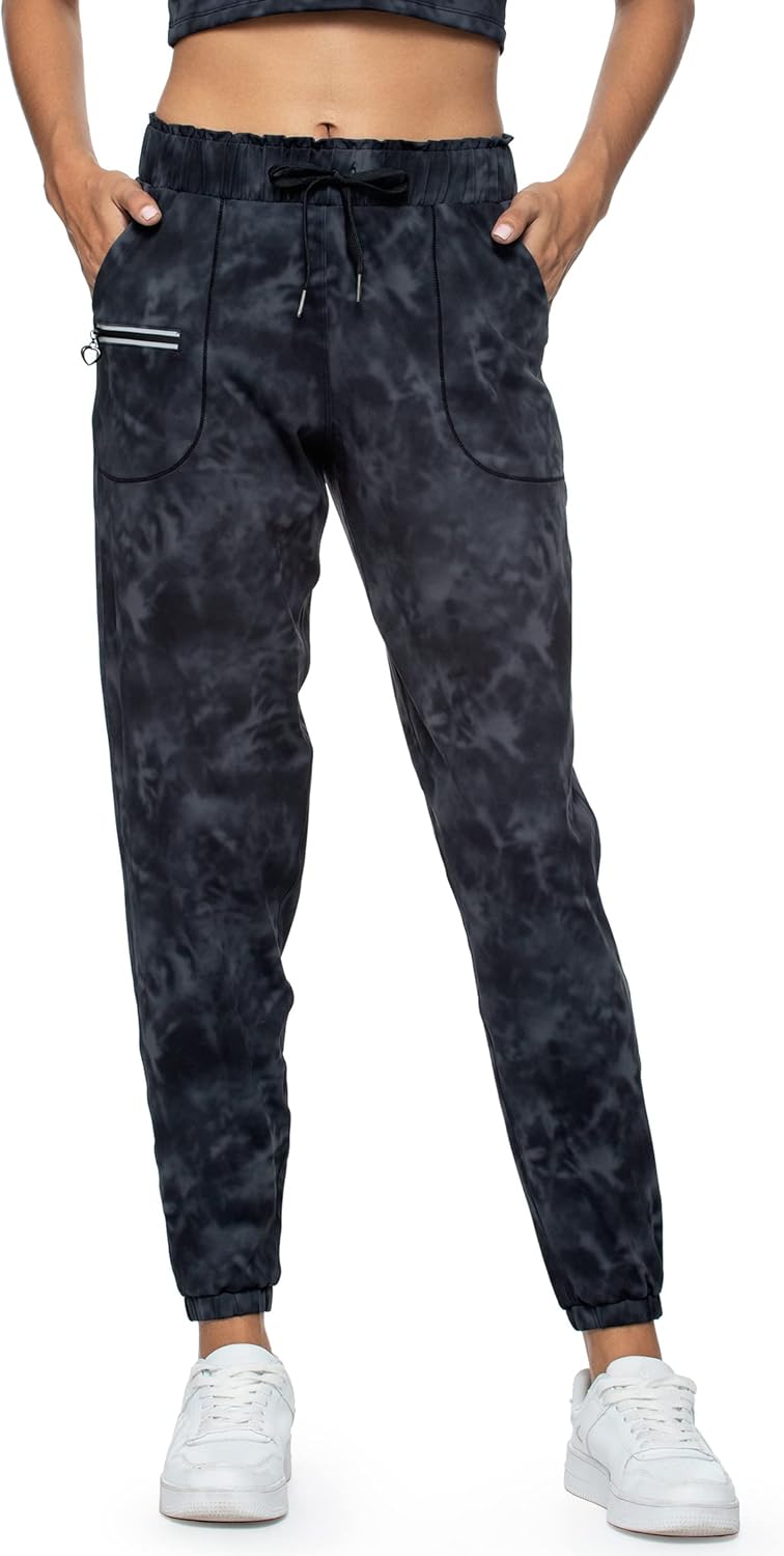 Haowind Joggers for Women with Pockets Elastic Waist Workout Sport Gym Pants Comfy Lounge Yoga Running Pants Haowind Joggers for Women with Pockets Elastic Waist Workout Sport Gym Pants Comfy Lounge Yoga Running Pants