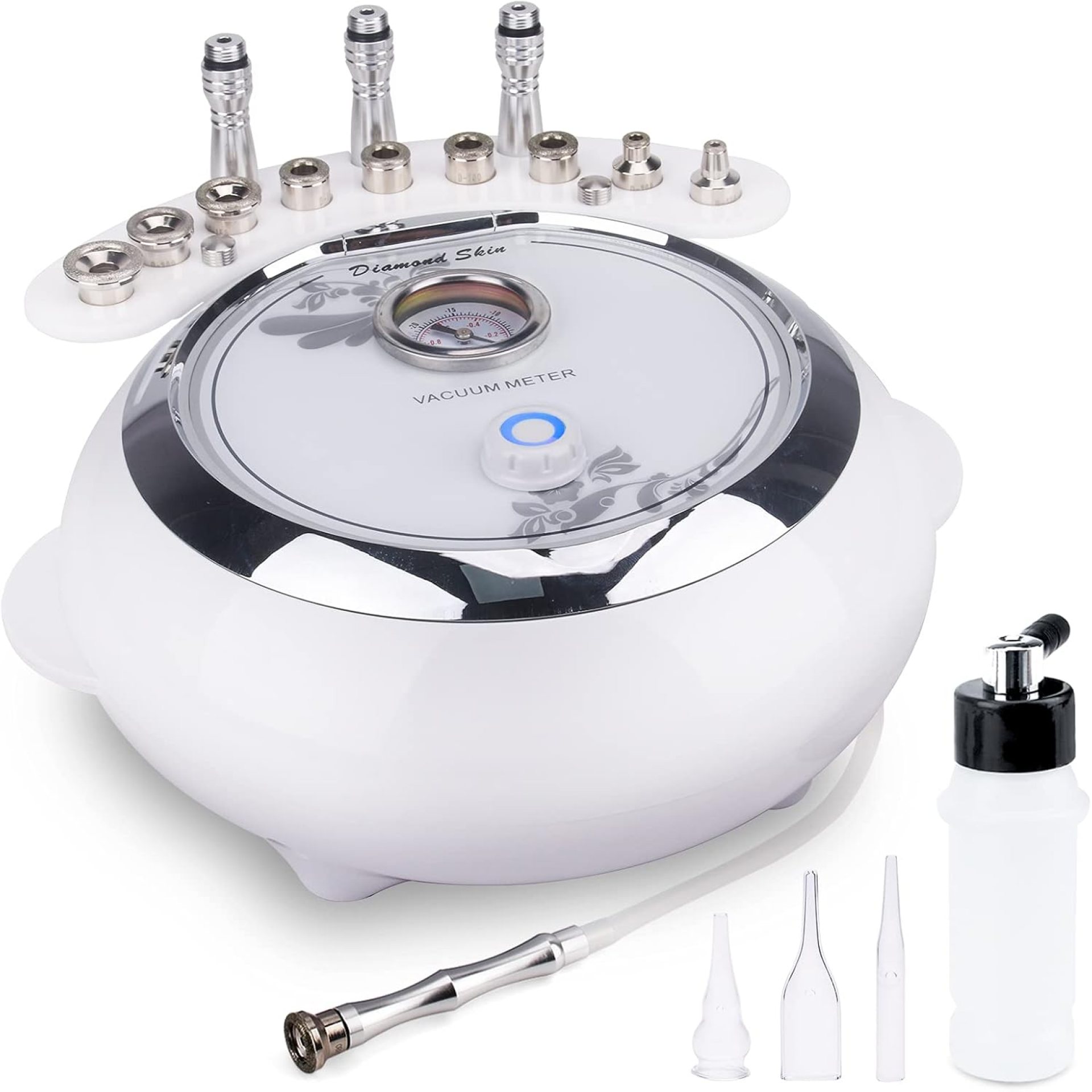 3 in 1 Diamond Microdermabrasion Machine, Yofuly 65-68cmHg Suction Power Professional Dermabrasion Equipment for Facial Skin Care 3 in 1 Diamond Microdermabrasion Machine, Yofuly 65-68cmHg Suction Power Professional Dermabrasion Equipment for Facial Skin Care