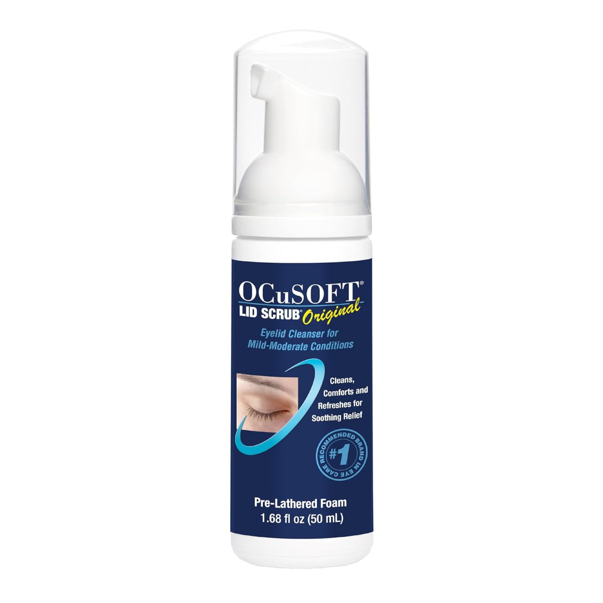 OCuSOFT Original Foaming Eyelid Cleanser – Mild Instant Foam to Remove Oil, Dust, Pollen & Makeup – 1.68 fl oz OCuSOFT Original Foaming Eyelid Cleanser – Mild Instant Foam to Remove Oil, Dust, Pollen & Makeup – 1.68 fl oz