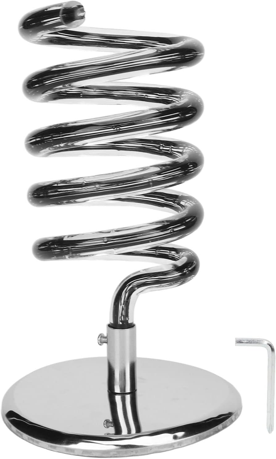 HURRISE Spiral Hair Dryer Holder, Spring Hair Dryer Hanging Rack, Spiral Hair Styling Station Spiral Salon Blow Dryer Holder Stand for Bathroom Hair Salon HURRISE Spiral Hair Dryer Holder, Spring Hair Dryer Hanging Rack, Spiral Hair Styling Station Spiral Salon Blow Dryer Holder Stand for Bathroom Hair Salon