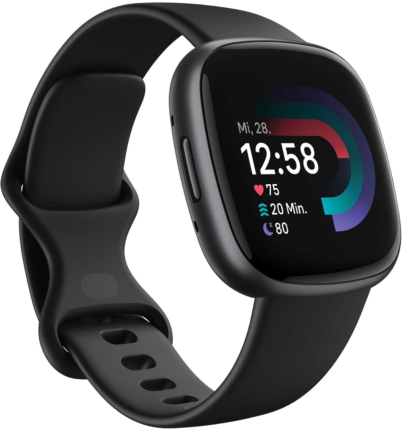 Fitbit Versa 4 Health & Fitness Smartwatch with GPS, 24/7 Heart Rate, Sleep Tracking, Workout Modes, Built-in Alexa, Water Resistant, 6+ Day Battery Life – Black Fitbit Versa 4 Health & Fitness Smartwatch with GPS, 24/7 Heart Rate, Sleep Tracking, Workout Modes, Built-in Alexa, Water Resistant, 6+ Day Battery Life – Black