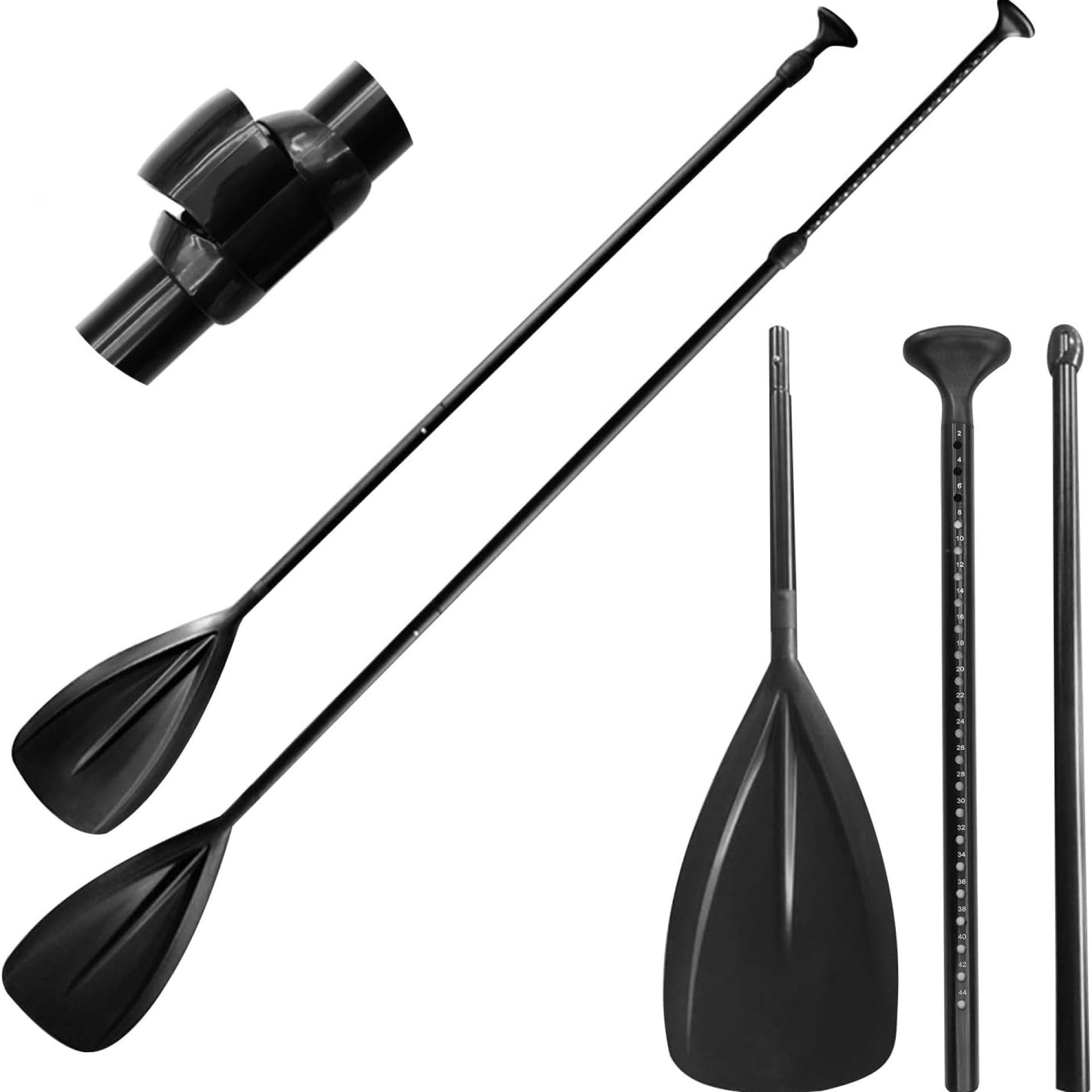 LBW Adjustable 3-Pieces Aluminium Alloy Floating Stand Up Paddle with Storage Bag and Telescopic Portable Paddle Oars LBW Adjustable 3-Pieces Aluminium Alloy Floating Stand Up Paddle with Storage Bag and Telescopic Portable Paddle Oars